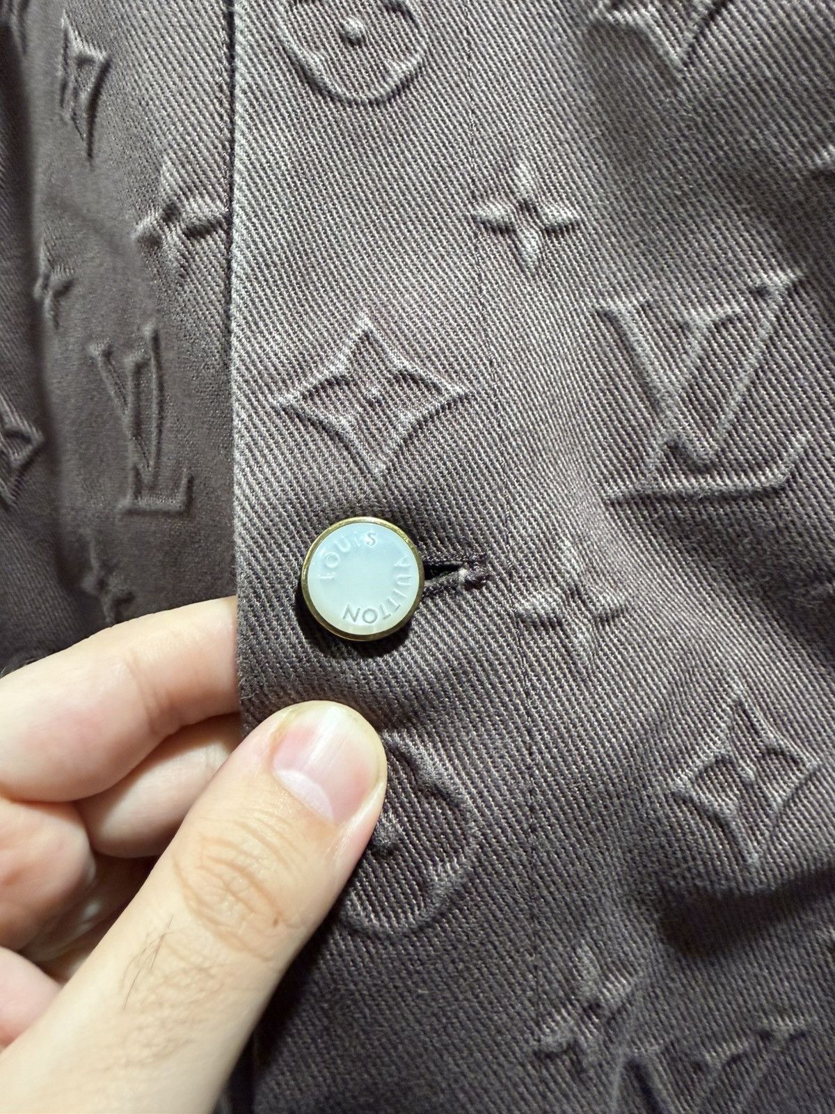 Louis Vuitton Louis Vuitton Monogram Debossed Workwear Jacket Size US M / EU 48-50 / 2 - 4 Thumbnail