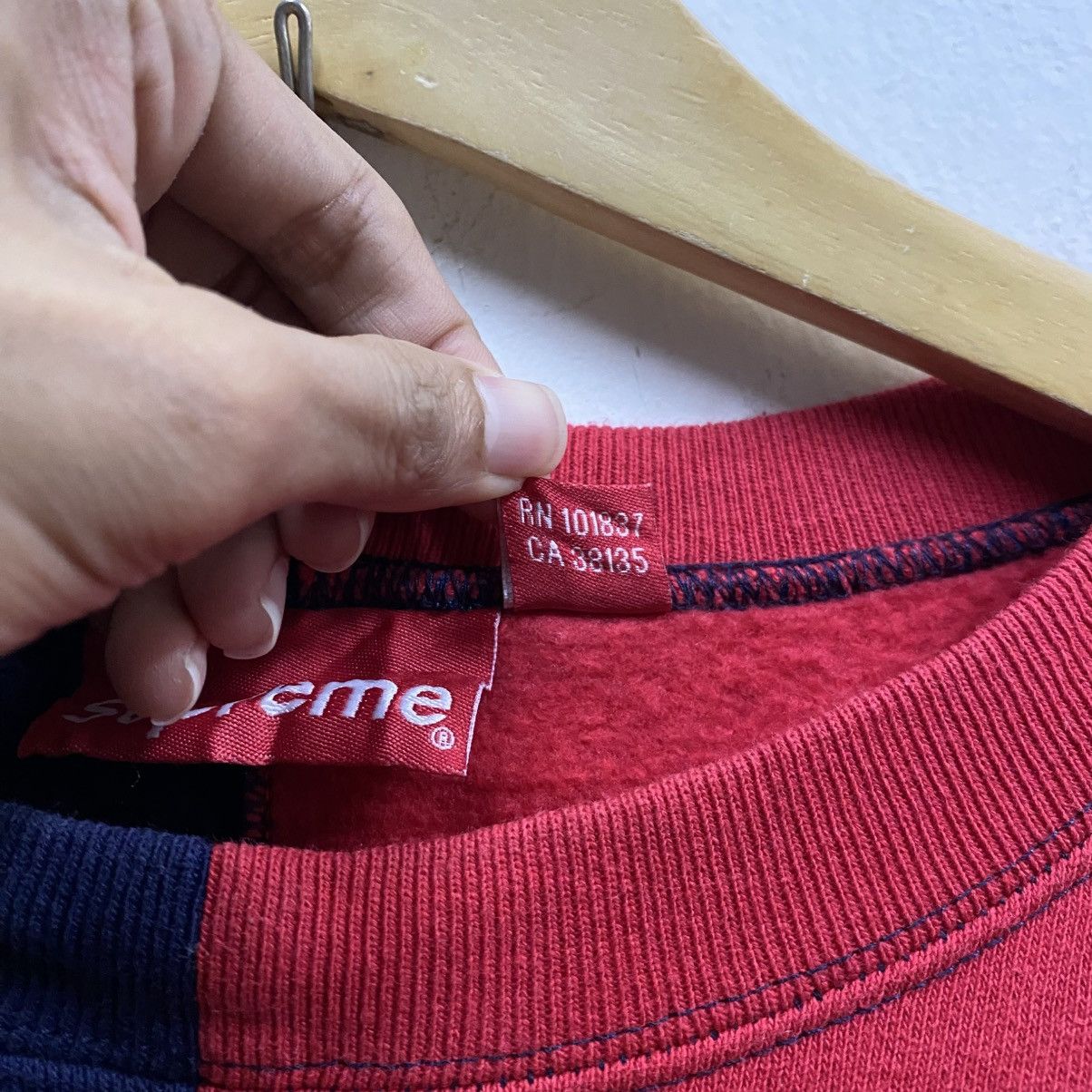 Supreme Supreme Split Crewneck Sweatshirt Size US M / EU 48-50 / 2 - 10 Thumbnail