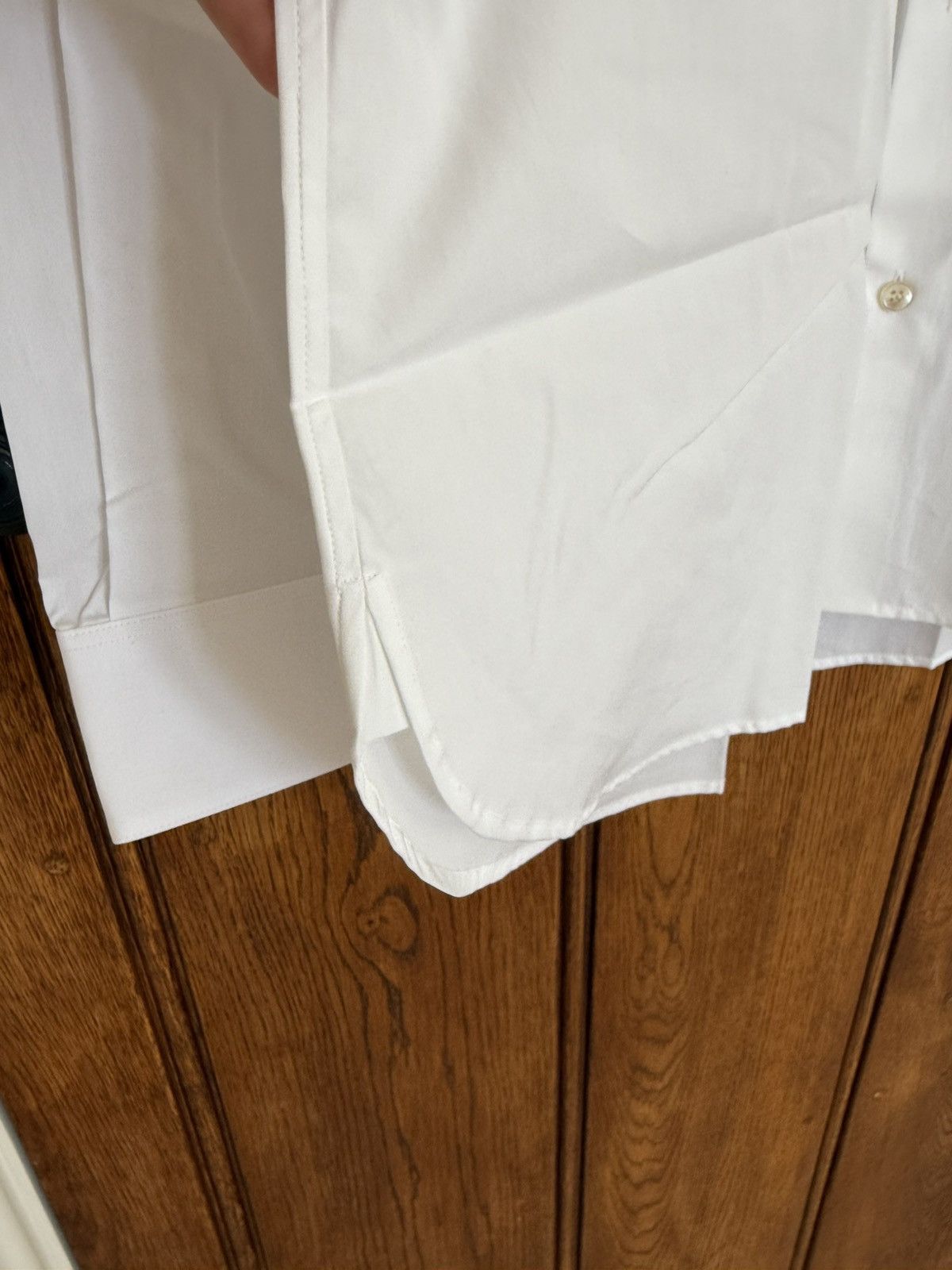 Saint Laurent Paris $760 SS23 BNWT Saint Laurent white shirt Sz 40 cotton poplin Size 40R - 14 Thumbnail