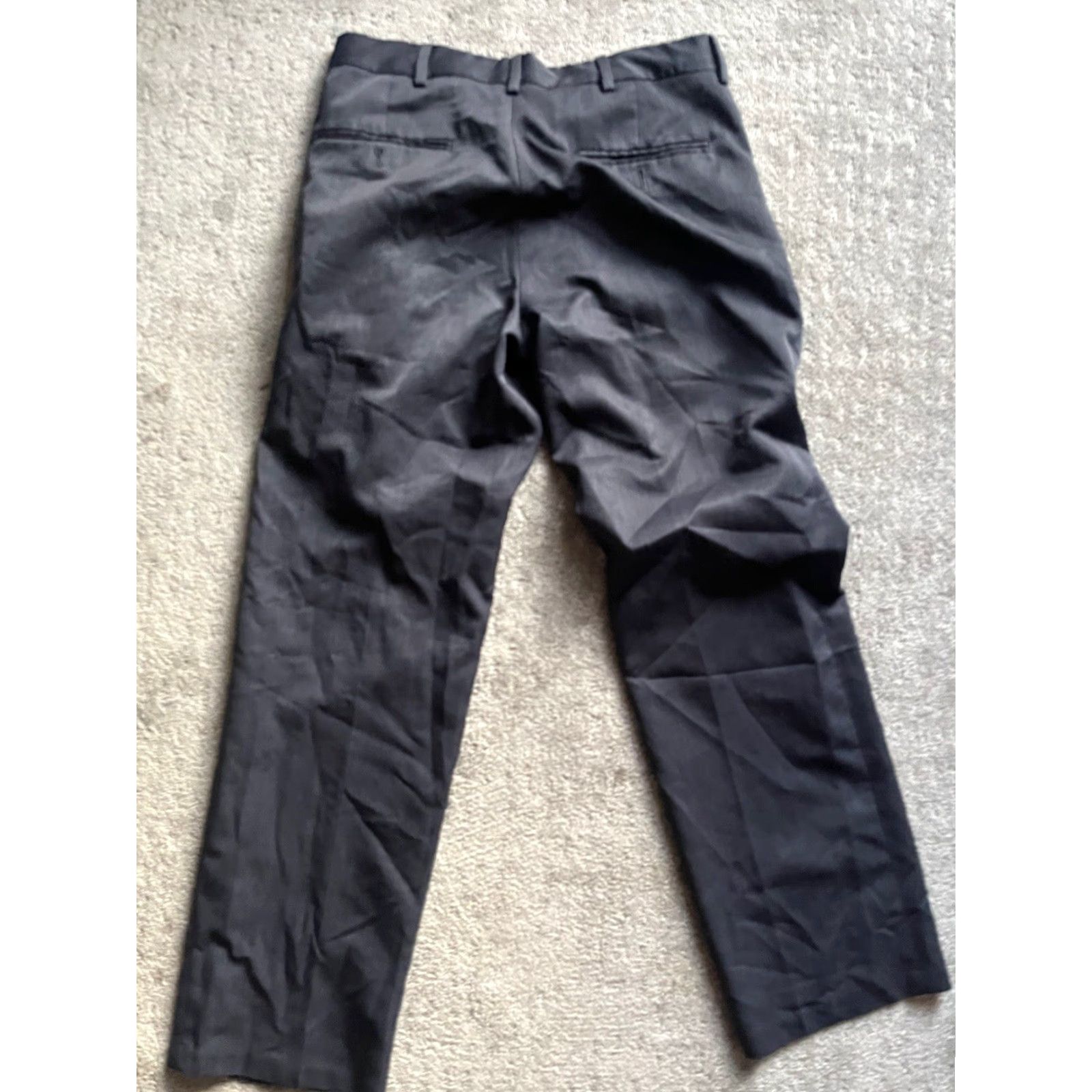 Kenneth Cole Kenneth Cole Reaction Mens Dress Pants Dark Navy Blue Flat Front Size 32x30 Size US 32 / EU 48 - 3 Thumbnail