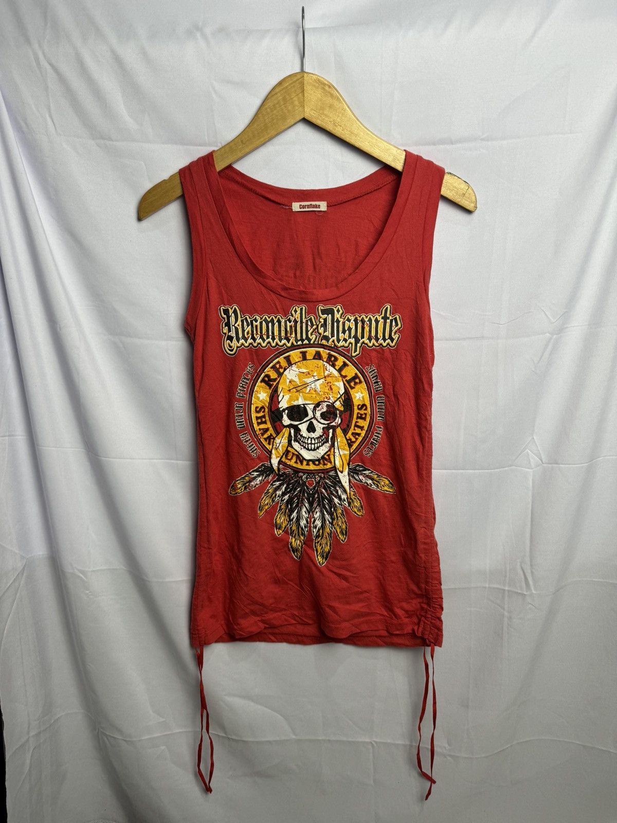 image of If Six Was Nine x Le Grande Bleu L G B Japanese Tank Top Skulls Cornflake Ifsix Lgb Style in Orange