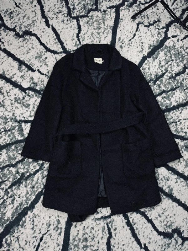 Ganni Ganni XS black wool coat Size XS / US 0-2 / IT 36-38 - 1 Thumbnail