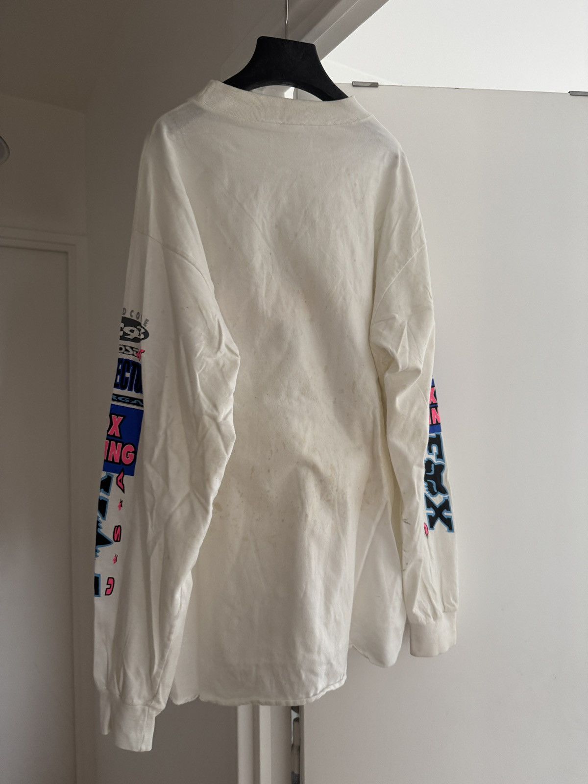 Fox Racing *RARE* 1993 90s VINTAGE HARDCORE FOX RACING SPORT JERSEY Size US L / EU 52-54 / 3 - 5 Thumbnail