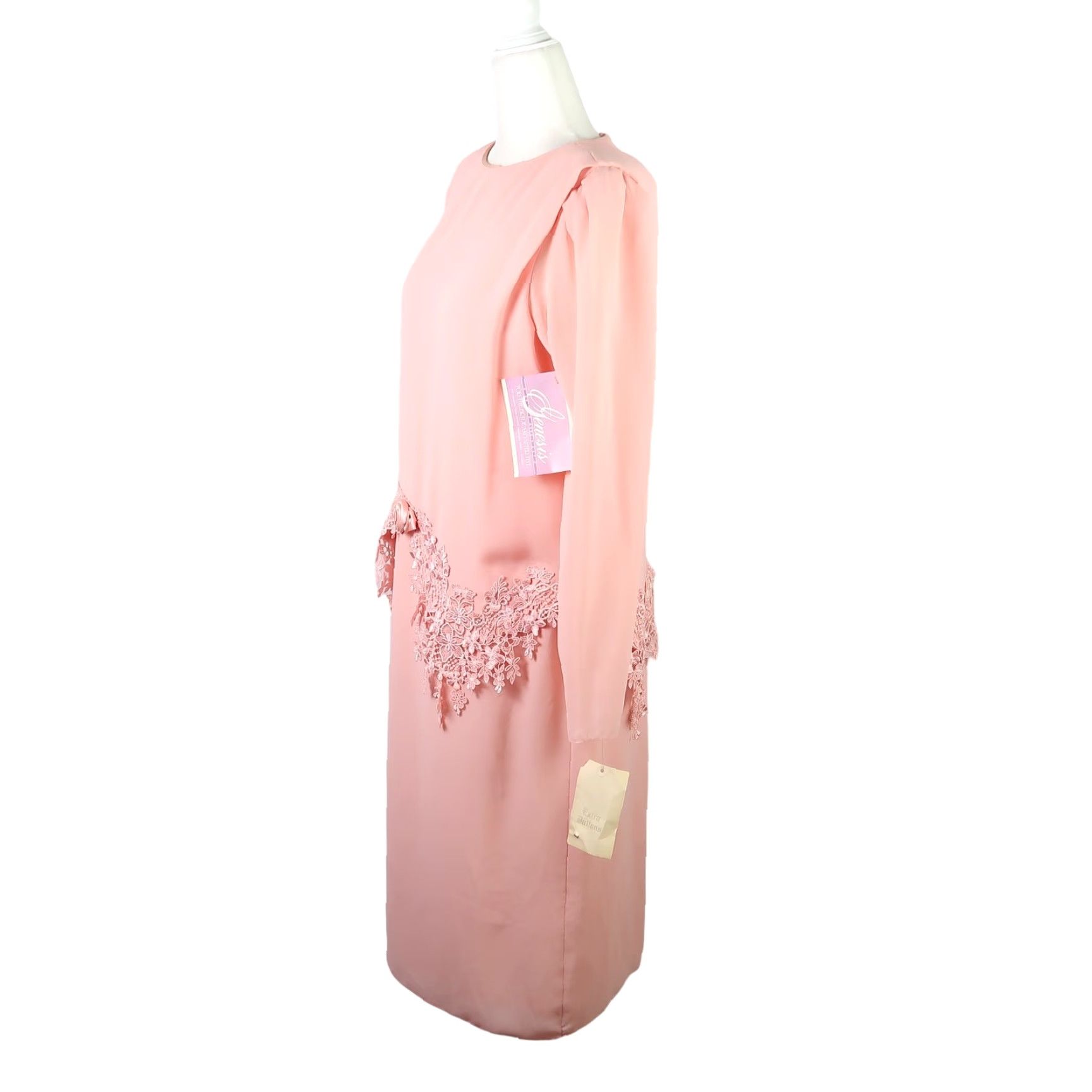 plus size a line formal dresses Long Sleeve Formal A-Line Plus Size Dress by LaDivine CD242C  The Dress  Outlet
