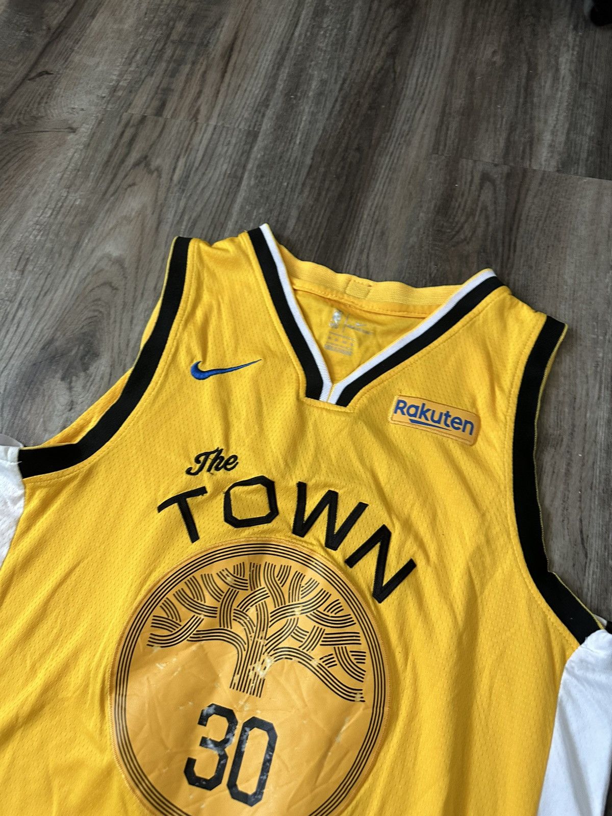 NBA Golden State Warriors The City Classic Edition Jersey Curry Size US XL / EU 56 / 4 - 4 Thumbnail