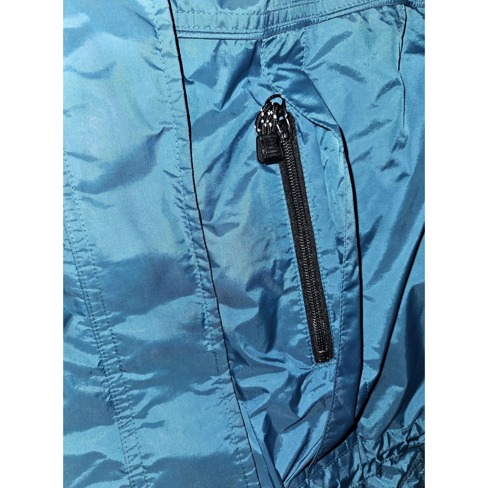 Eddie Bauer VINTAGE Eddie Bauer Jacket Womens XL Blue Gore Tex Hooded Parka Rain Coat 90s Size XL / US 12-14 / IT 48-50 - 6 Thumbnail