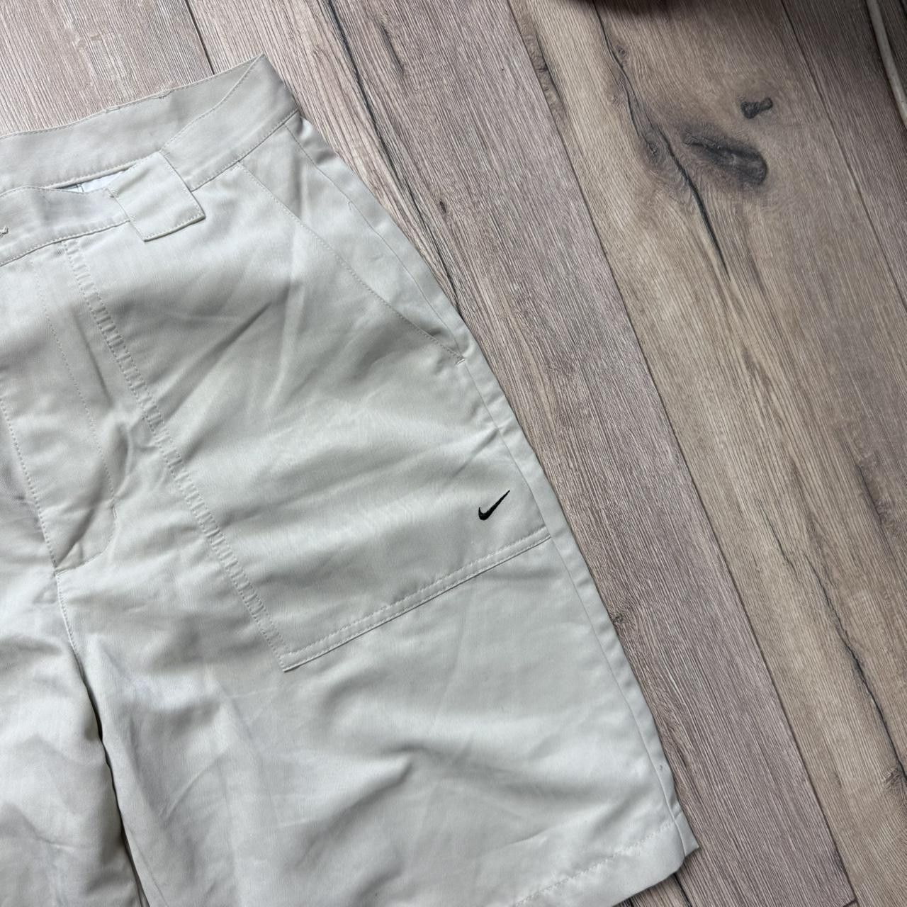 Nike Nike Vintage 90s Chino Golf Shorts White Mini Swoosh Size US 34 / EU 50 - 3 Thumbnail