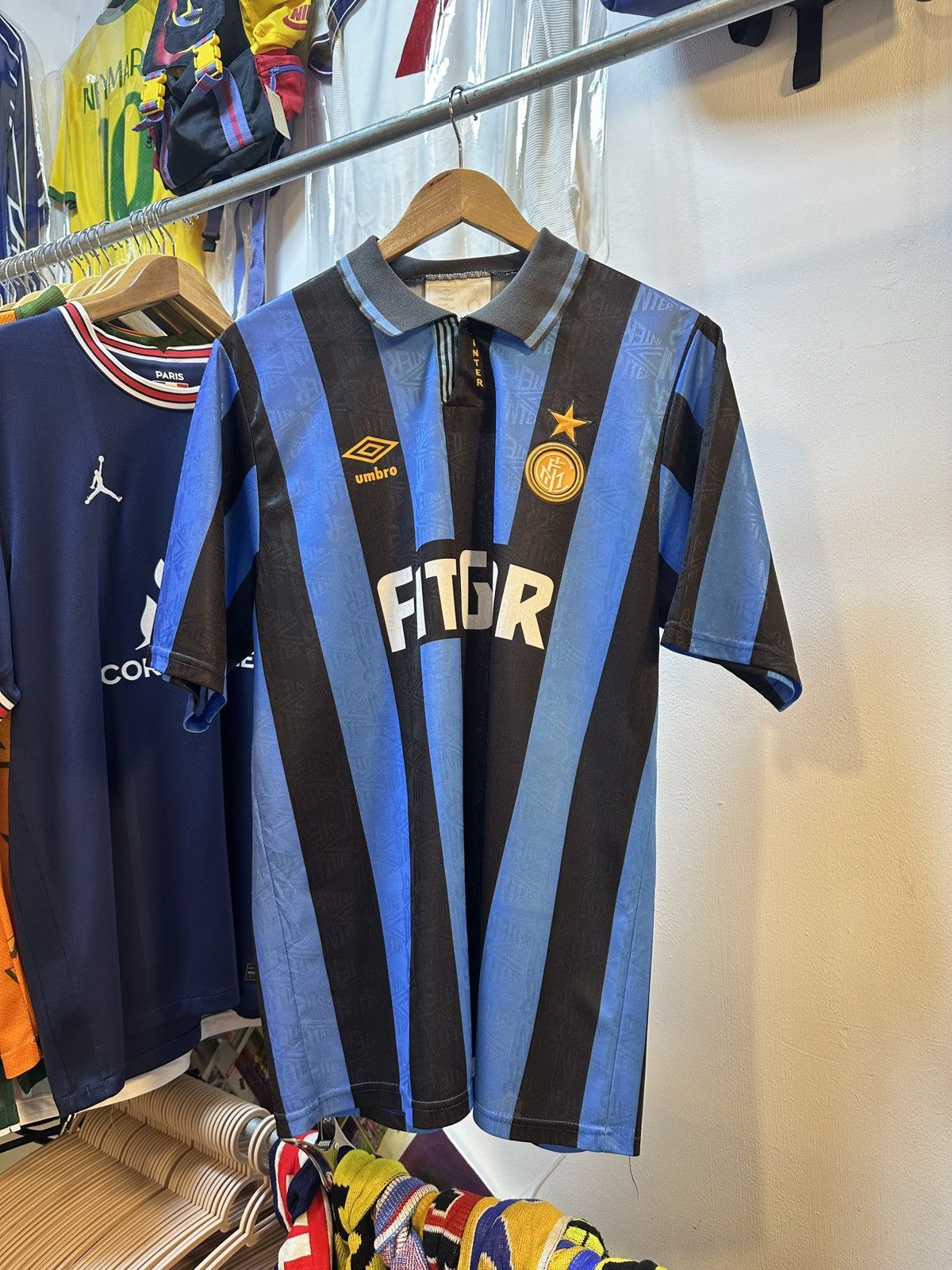 Umbro Vintage 1991-1992 Inter Milan Home Kit Size US S / EU 44-46 / 1 - 1 Thumbnail