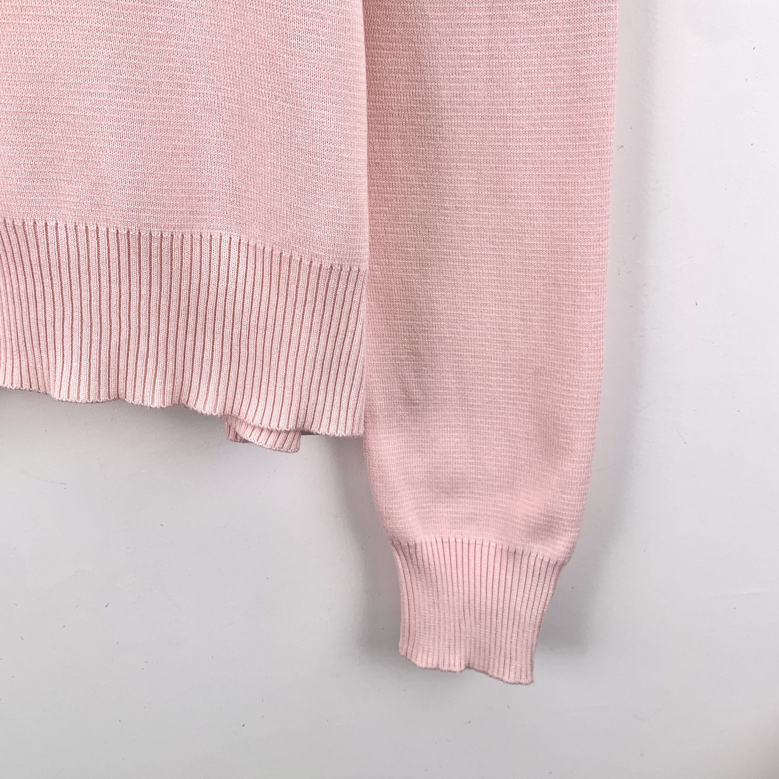 Thom Browne Thom Browne Four-Bar Cotton Sweater Pink (2) Size US M / EU 48-50 / 2 - 5 Thumbnail