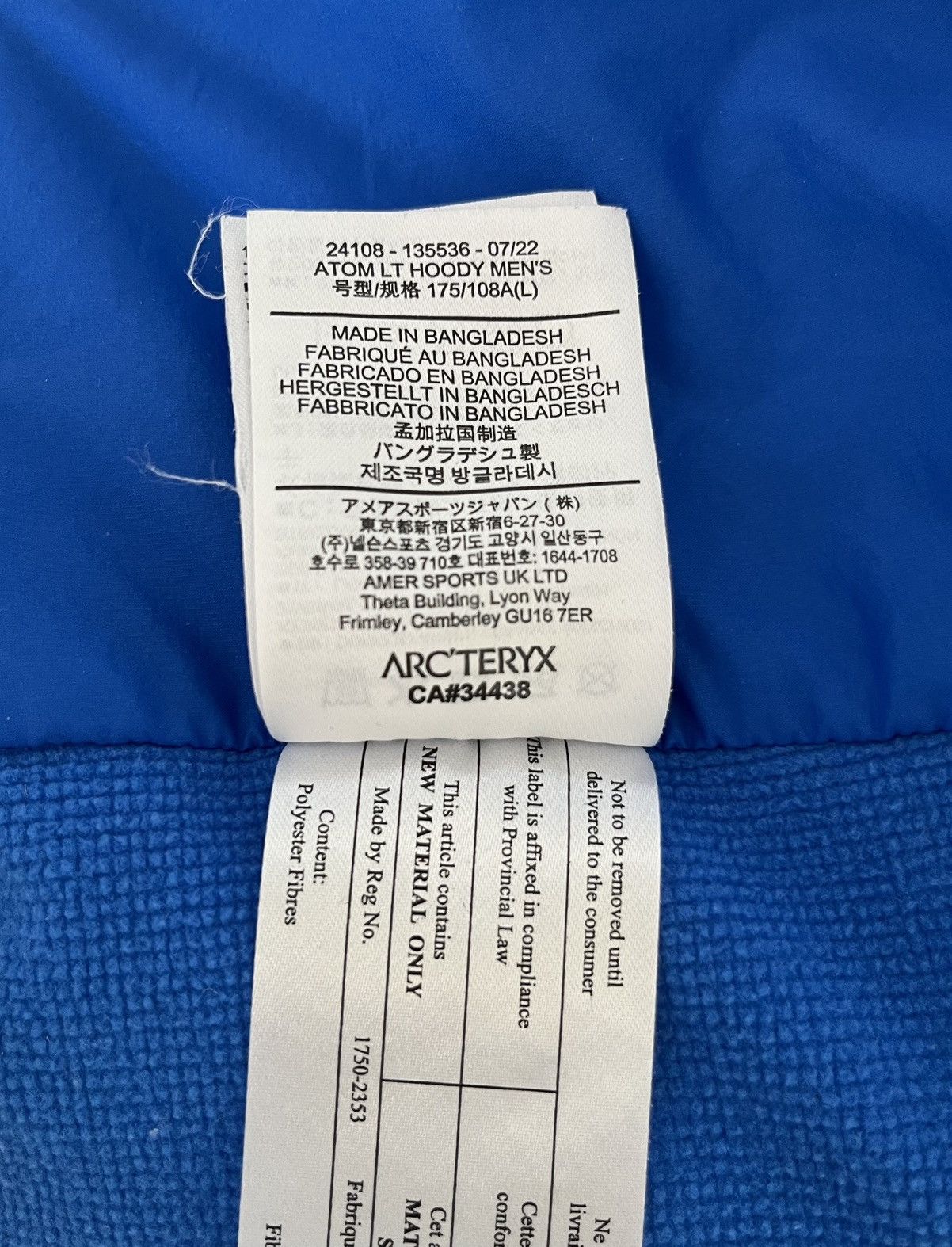 Arc'teryx ARC'TERYX BLUE HOODED JACKET Size US L / EU 52-54 / 3 - 4 Thumbnail