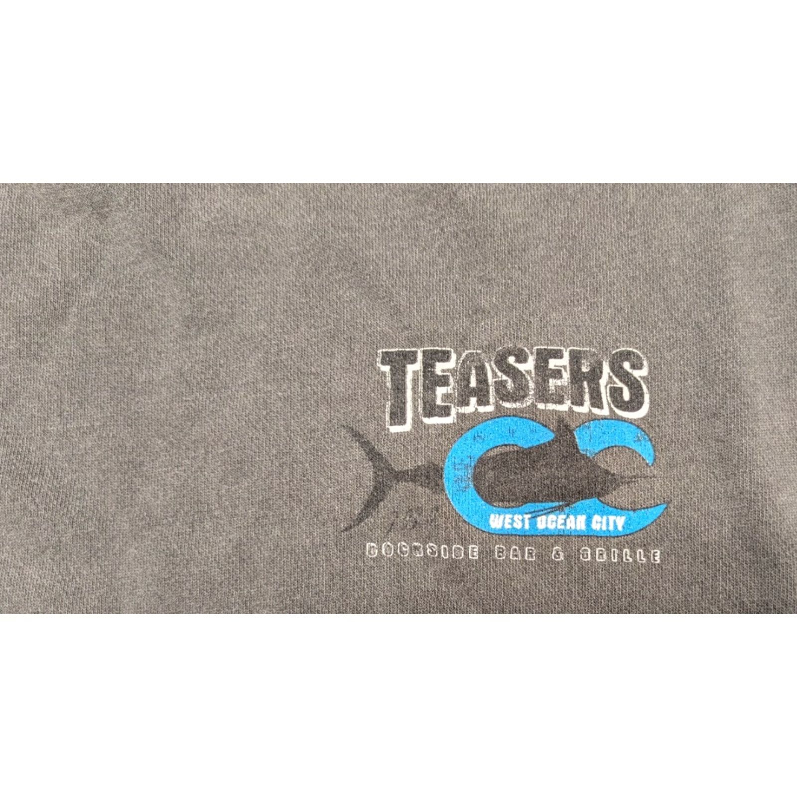 Vintage Teasers Bar West Ocean City MD Crewneck Sweatshirt Medium Gray Unisex Adults Cotton Polyester City Fish Bar Sweatshirt Size US S / EU 44-46 / 1 - 2 Thumbnail