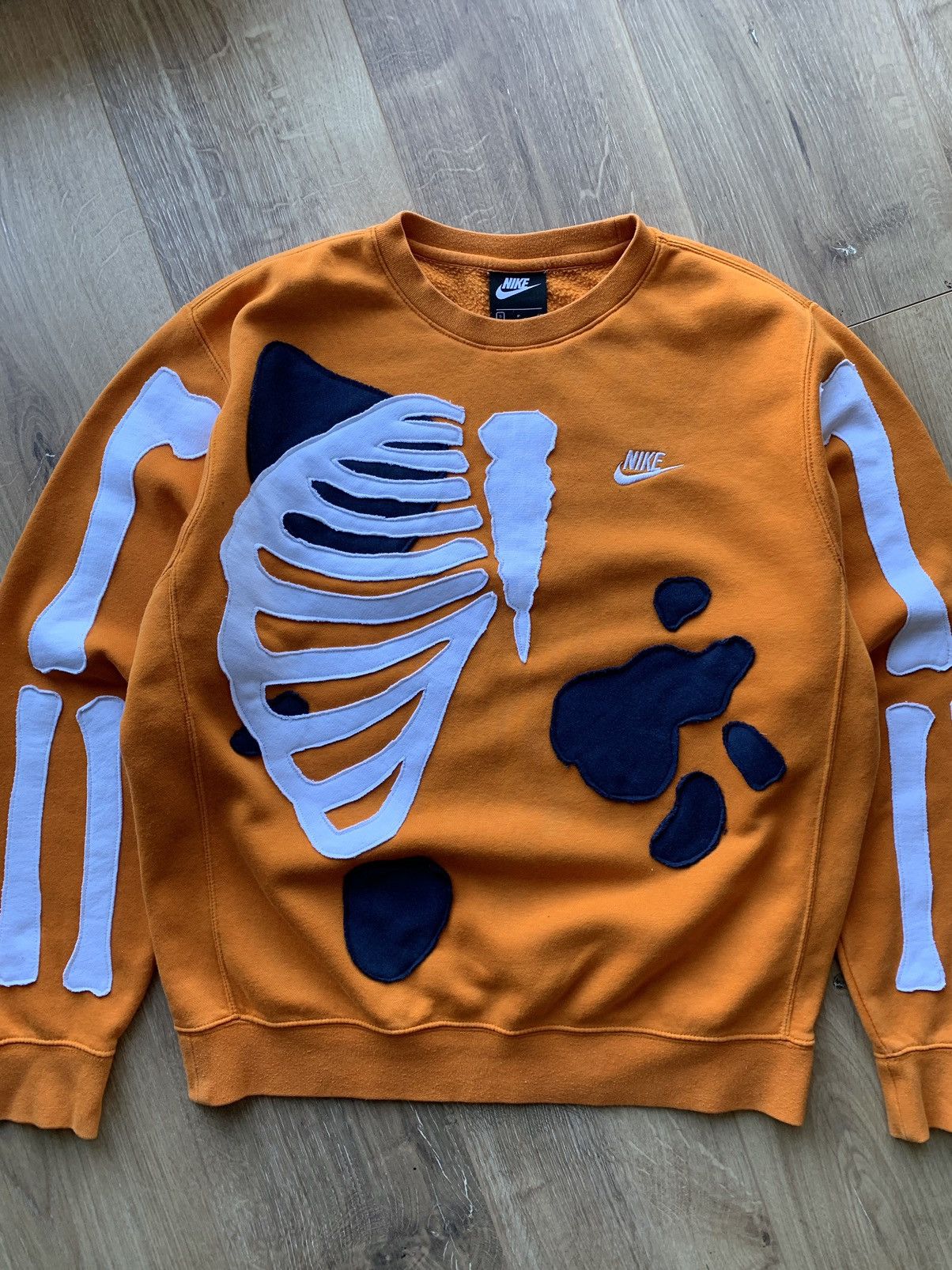 Nike Vintage Nike Skeleton big logo sweatshirt Size US S / EU 44-46 / 1 - 3 Thumbnail
