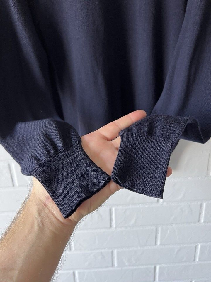 Versace Versace Collection Mens Wool Sweaters Blue Size M Size US M / EU 48-50 / 2 - 8 Thumbnail