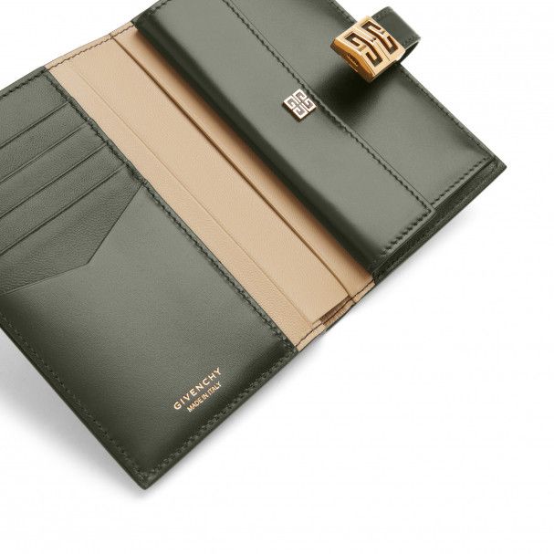 Givenchy o1srvl11e0724 Size: OS / 4G Leather Wallet in Green Size ONE SIZE - 5 Thumbnail