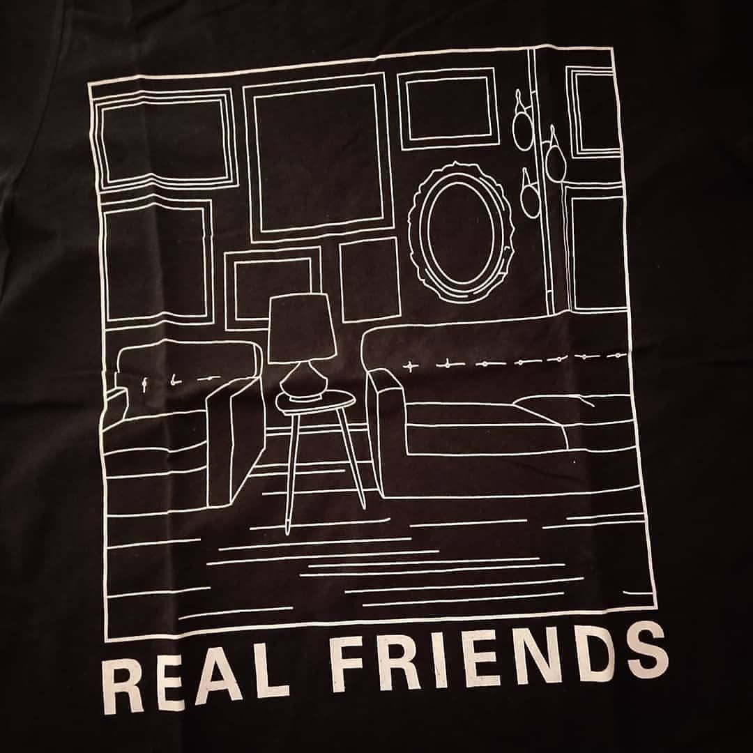 Band Tees Real Friends Album Artwork Official Band Tees Merch Size US M / EU 48-50 / 2 - 2 Thumbnail