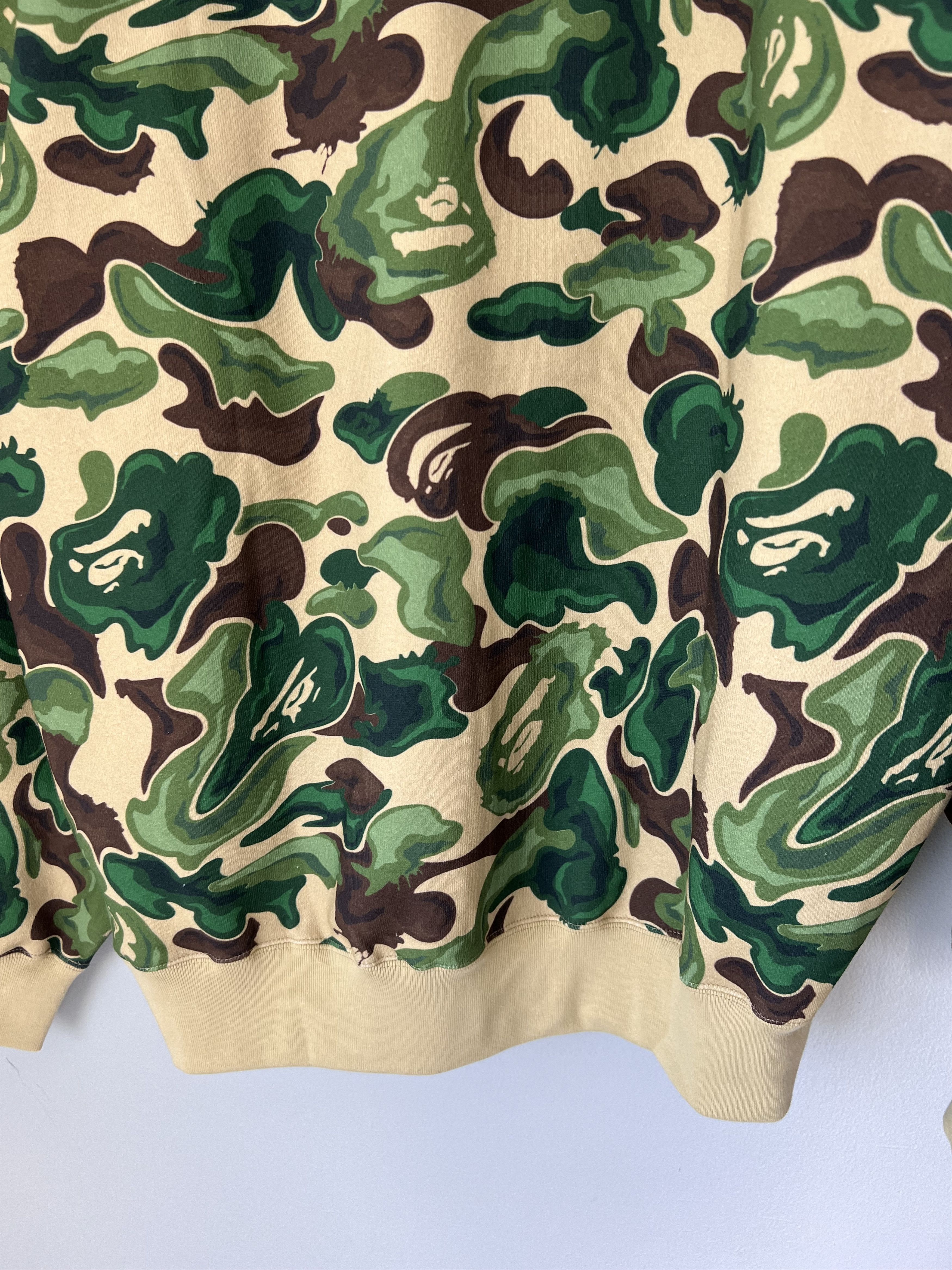 Bape Bape Art Camo Full Zip Shark Hoodie in Green Size US XXL / EU 58 / 5 - 8 Thumbnail