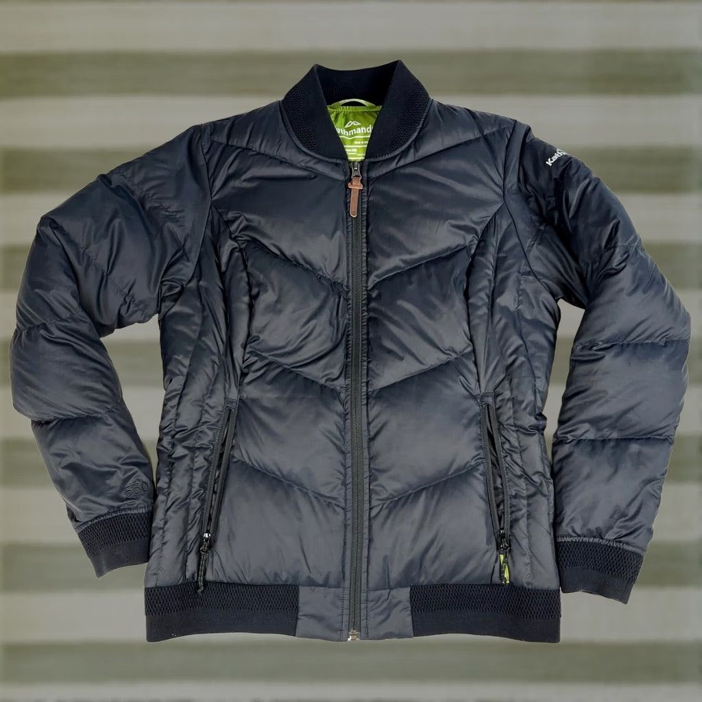 Kathmandu VINTAGE Kathmandu Women's Down Bomber Jacket Sz 8 Black Quilted Fall Winter Cozy Casual Mens? Size M / US 6-8 / IT 42-44 - 1 Thumbnail