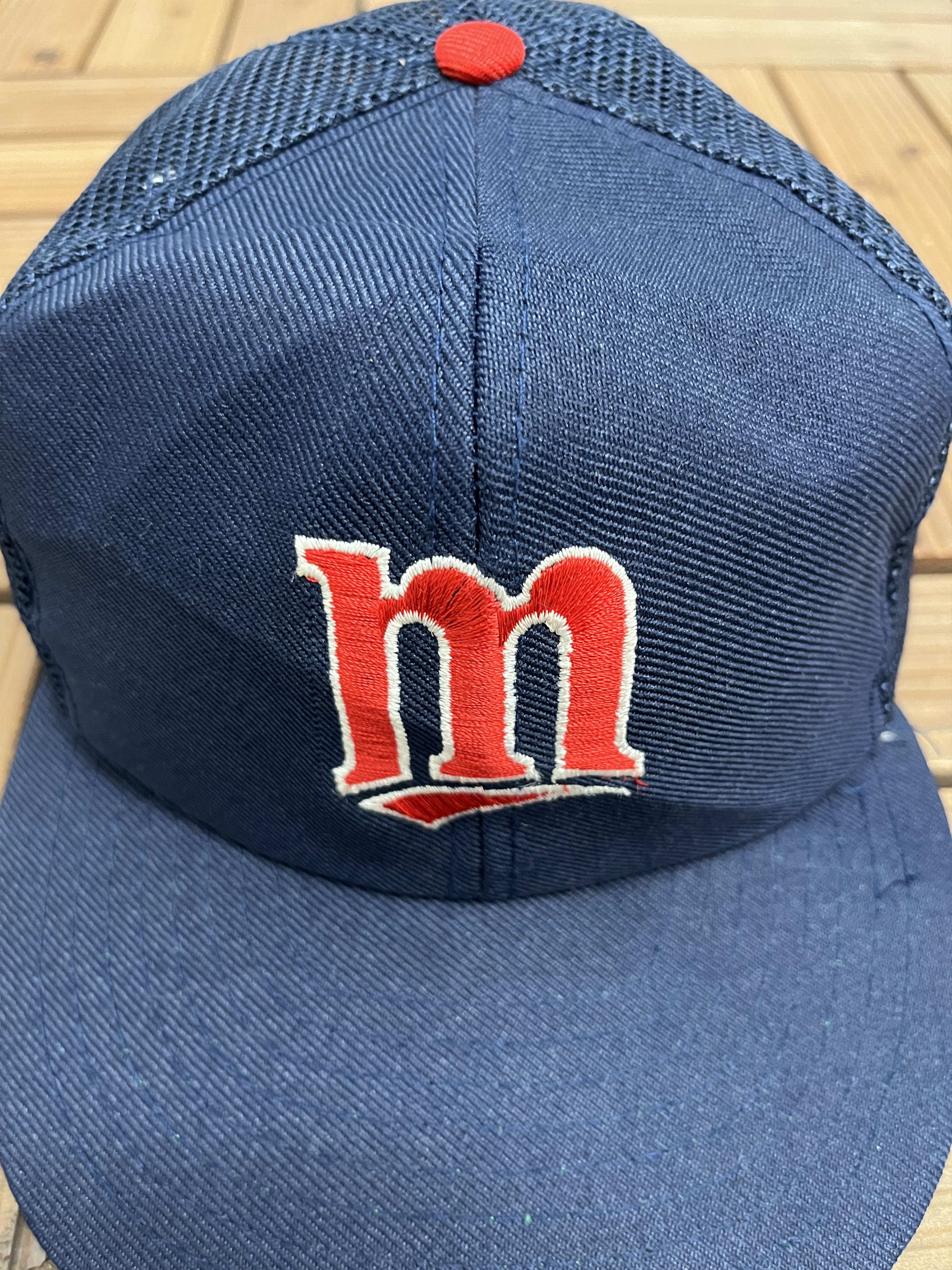 Vintage Minnesota Twins Vintage Blue Snap Back Hat Size ONE SIZE - 3 Thumbnail