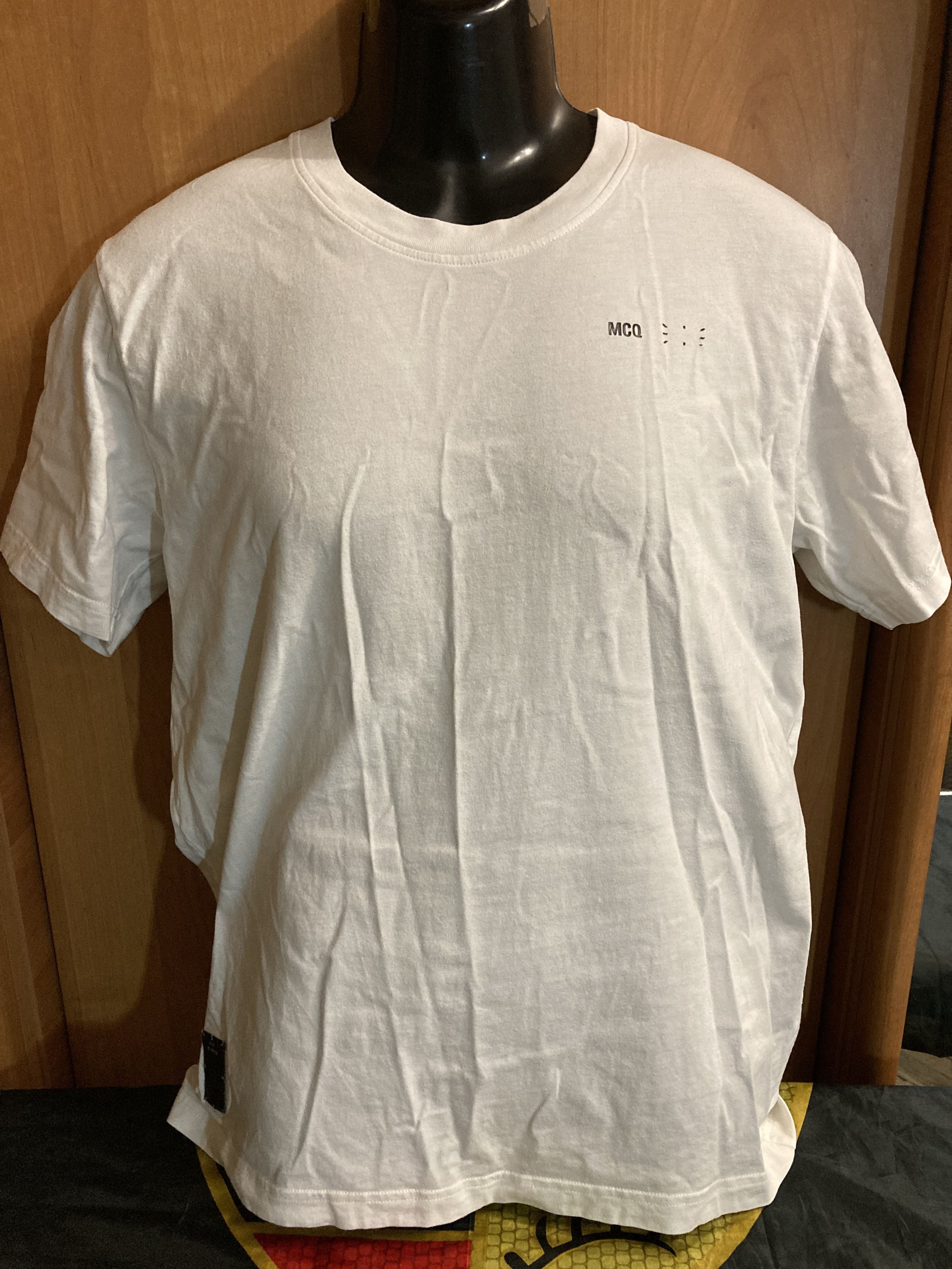 Alexander McQueen MCQ Alexander Mc Queen Icon Zero Logo Cotton Patch T-shirt Size US M / EU 48-50 / 2 - 1 Thumbnail