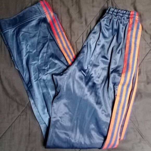Adidas Vintage 80s Adidas Striped Sweatpants Joggers Trainers Size US 30 / EU 46 - 1 Thumbnail