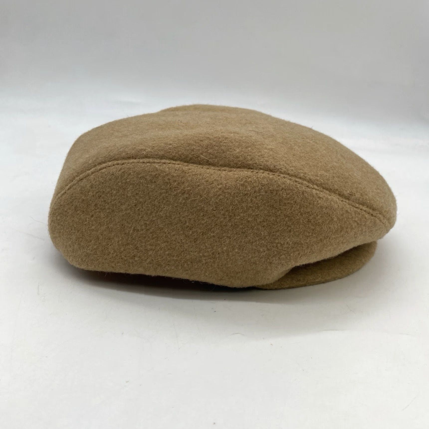 Pendleton VINTAGE Pendleton Wool Mens Small Newsboy Driver Flat Hat Tan Brown Paperboy Cap Size ONE SIZE - 3 Thumbnail