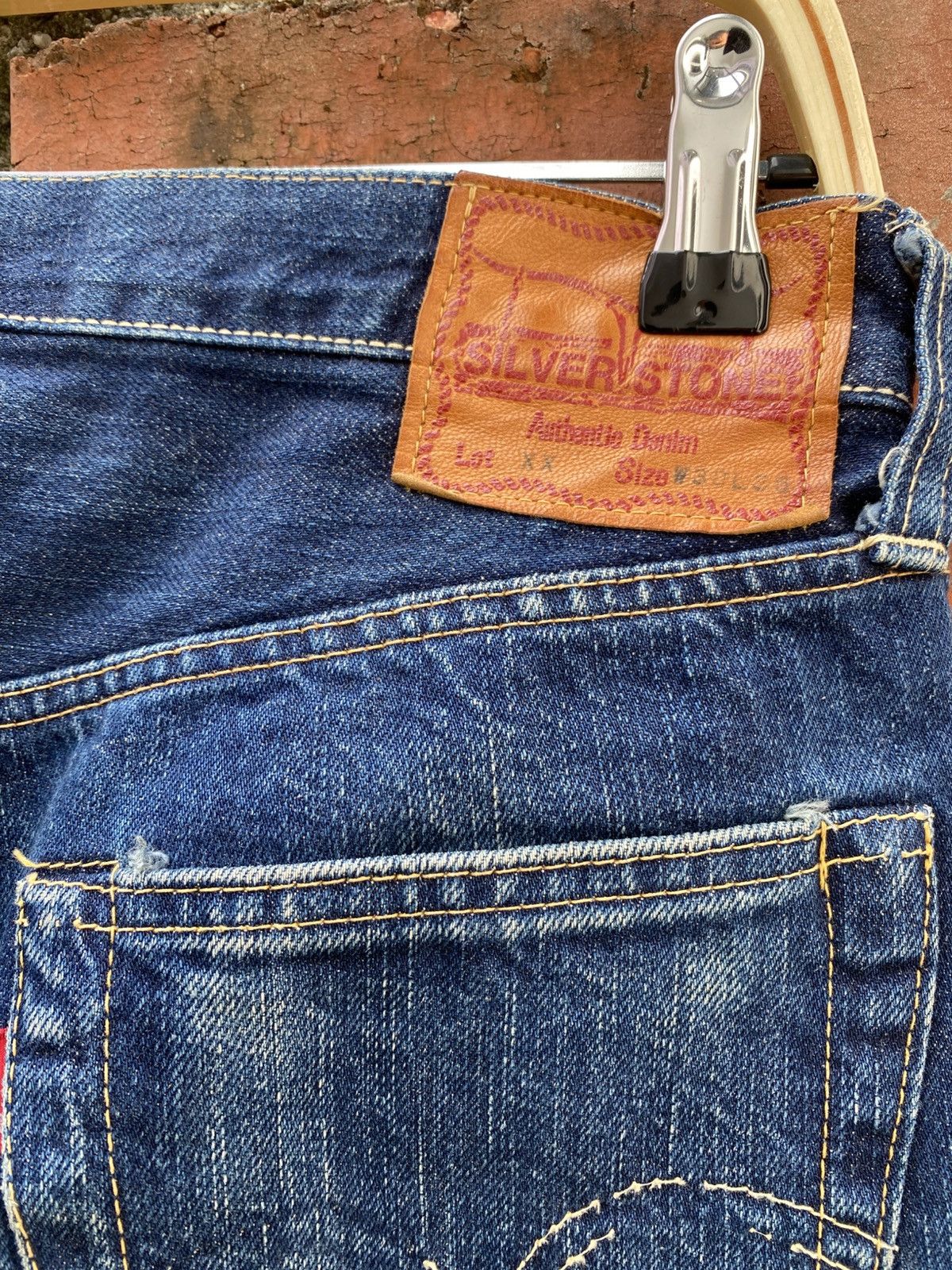 Japanese Brand × Vintage W30x34 Silvestone redline denime japanese brand Size US 30 / EU 46 - 4 Thumbnail