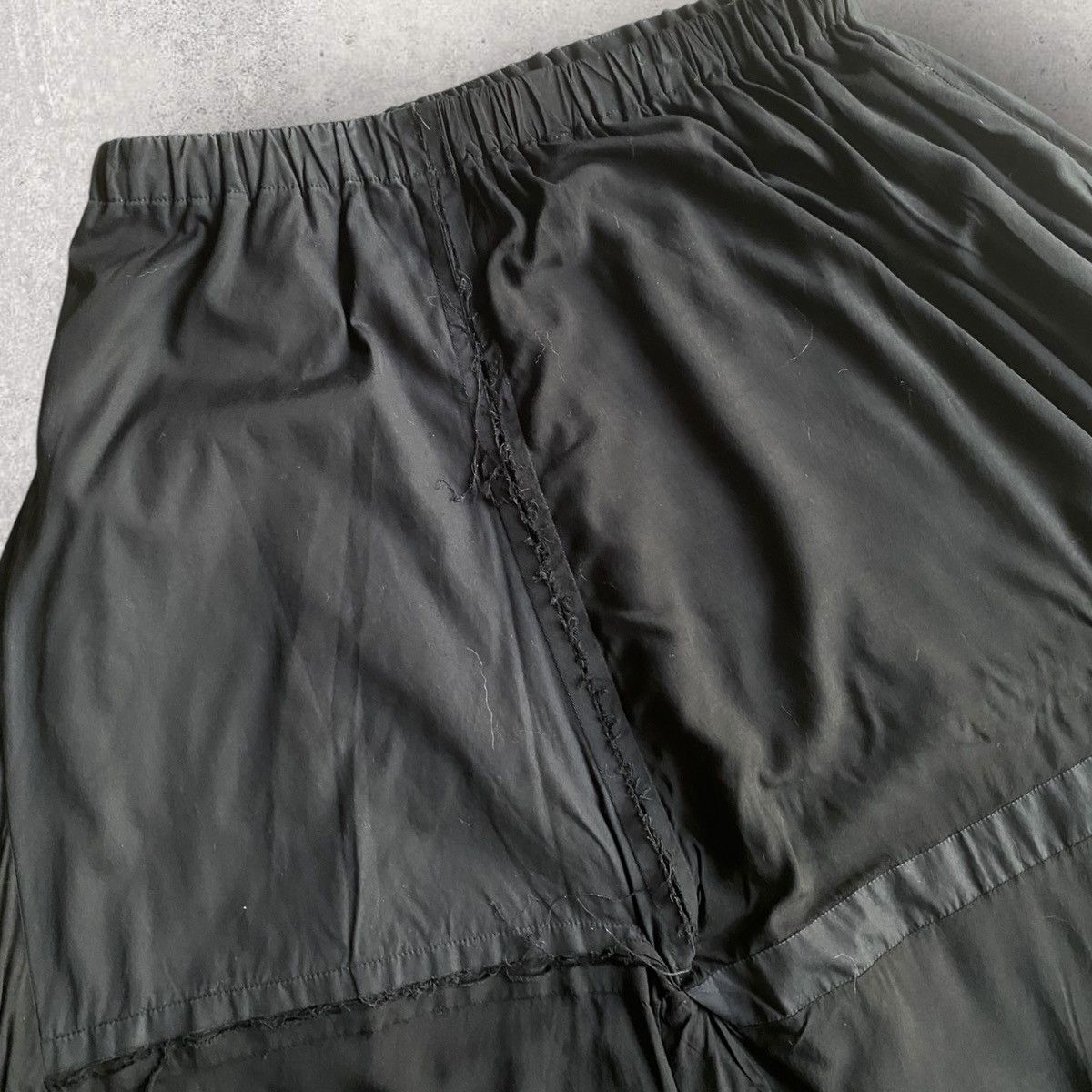 Yohji Yamamoto Ground Y SS18 Rayon Patchwork Skirt Size 28" / US 6 / IT 42 - 2 Thumbnail