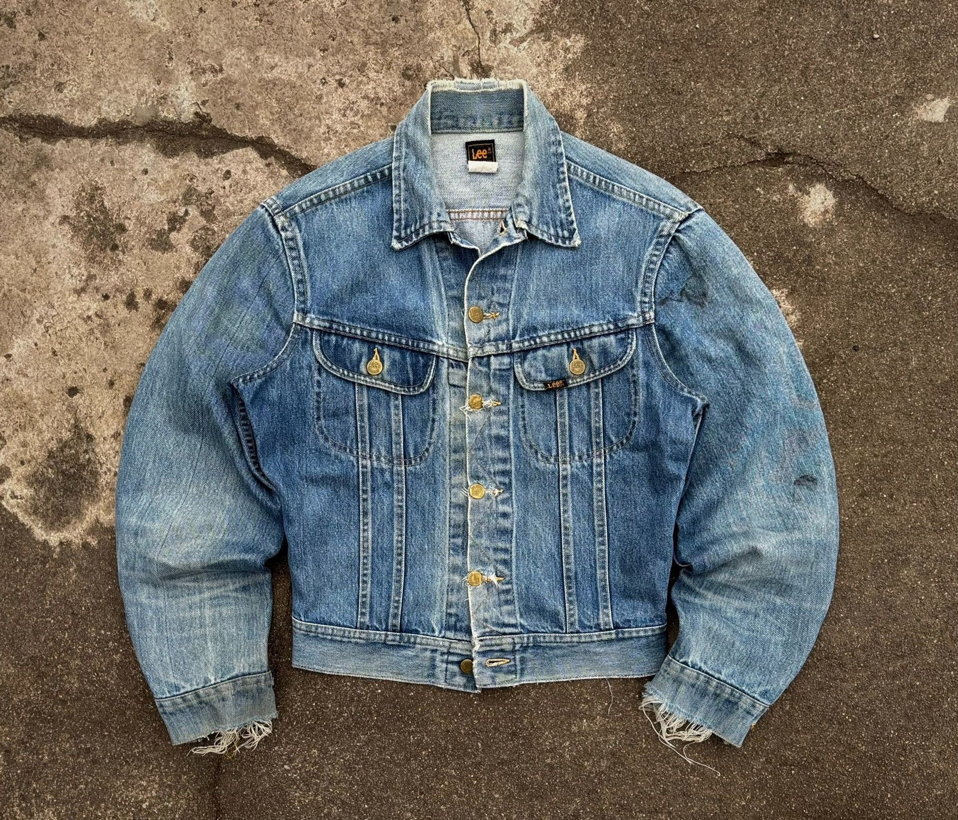 Vintage Vintage Lee 101J Denim Jacket Size US M / EU 48-50 / 2 - 1 Thumbnail