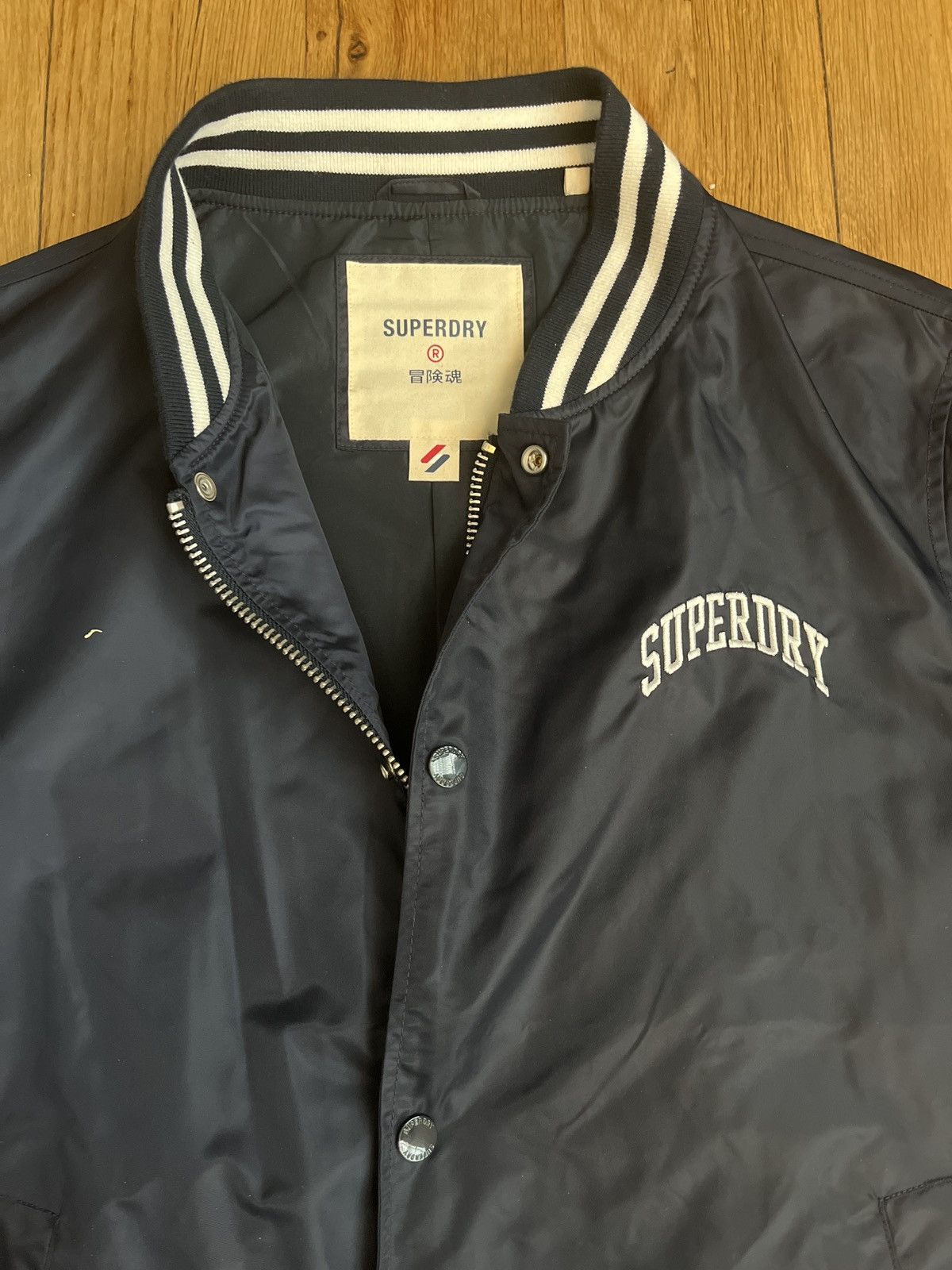 Superdry Superdry Varsity Jacket Size US L / EU 52-54 / 3 - 3 Thumbnail