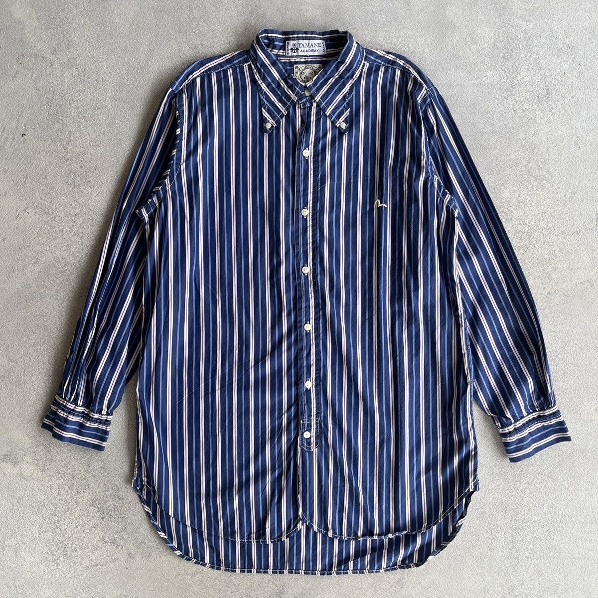 Evisu Evisu Yamane Academy Striped Shirt Size US XL / EU 56 / 4 - 1 Thumbnail