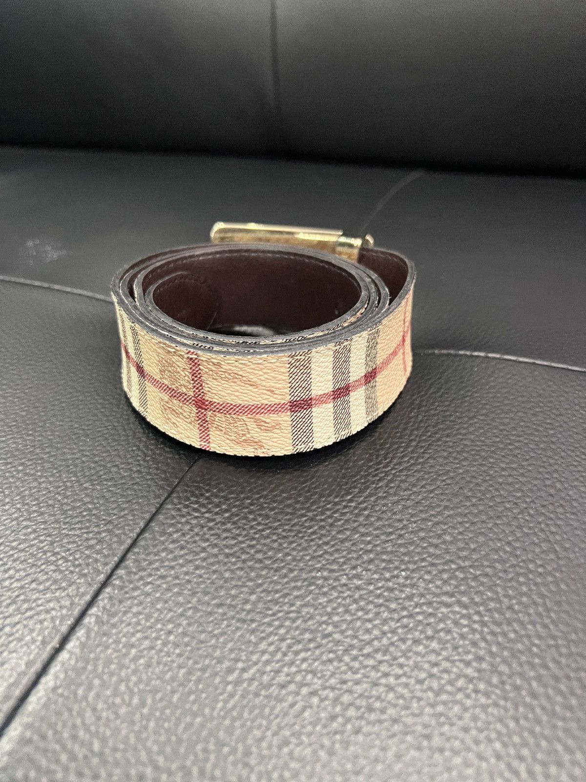 Burberry Burberry Equestrian Knight Check Belt Size ONE SIZE - 6 Thumbnail