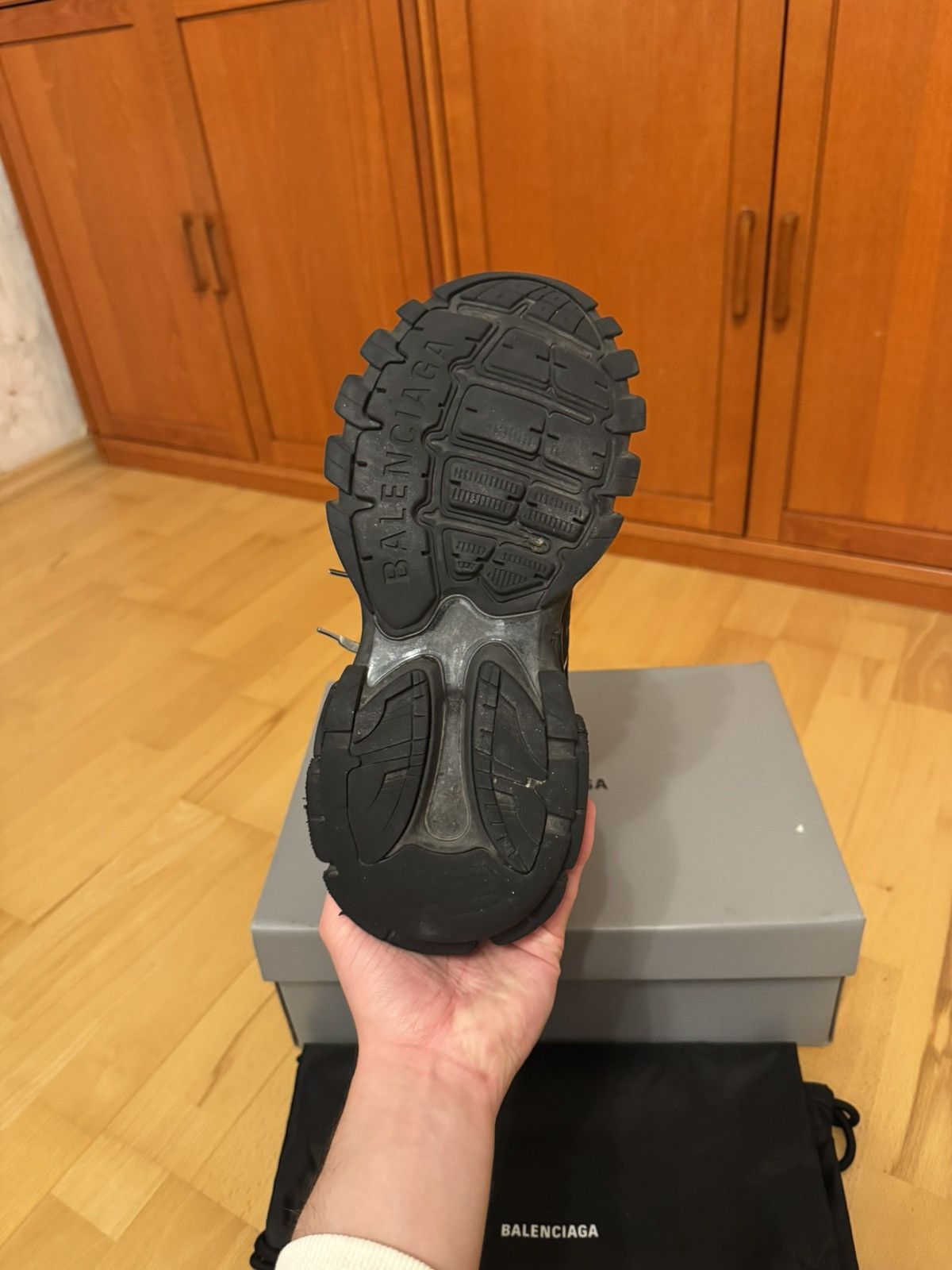 Balenciaga Balenciaga Track Black White Size US 8 / EU 41 - 9 Thumbnail