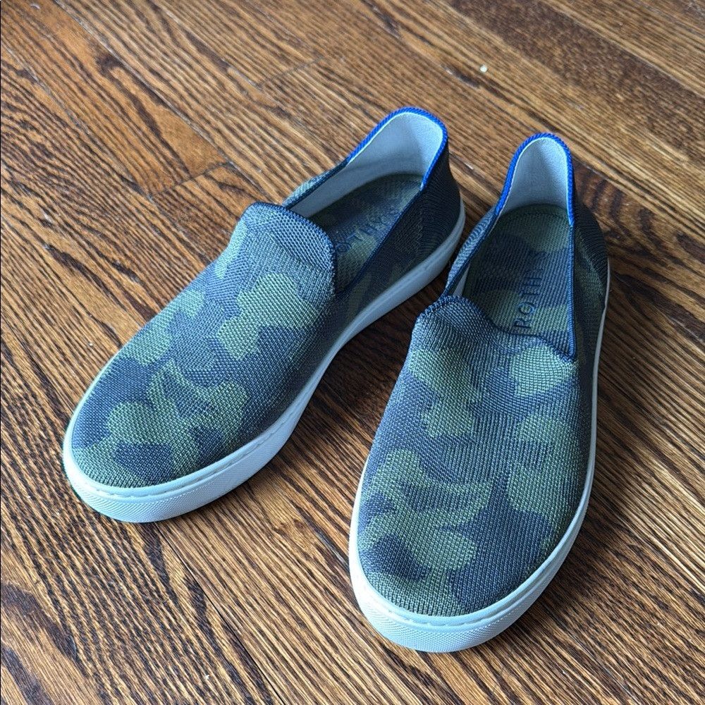 Rothy's Rothy's Women’s 8.5 Green and Blue Knit Sneakers Seamless S Size US 8.5 / IT 38.5 - 1 Thumbnail