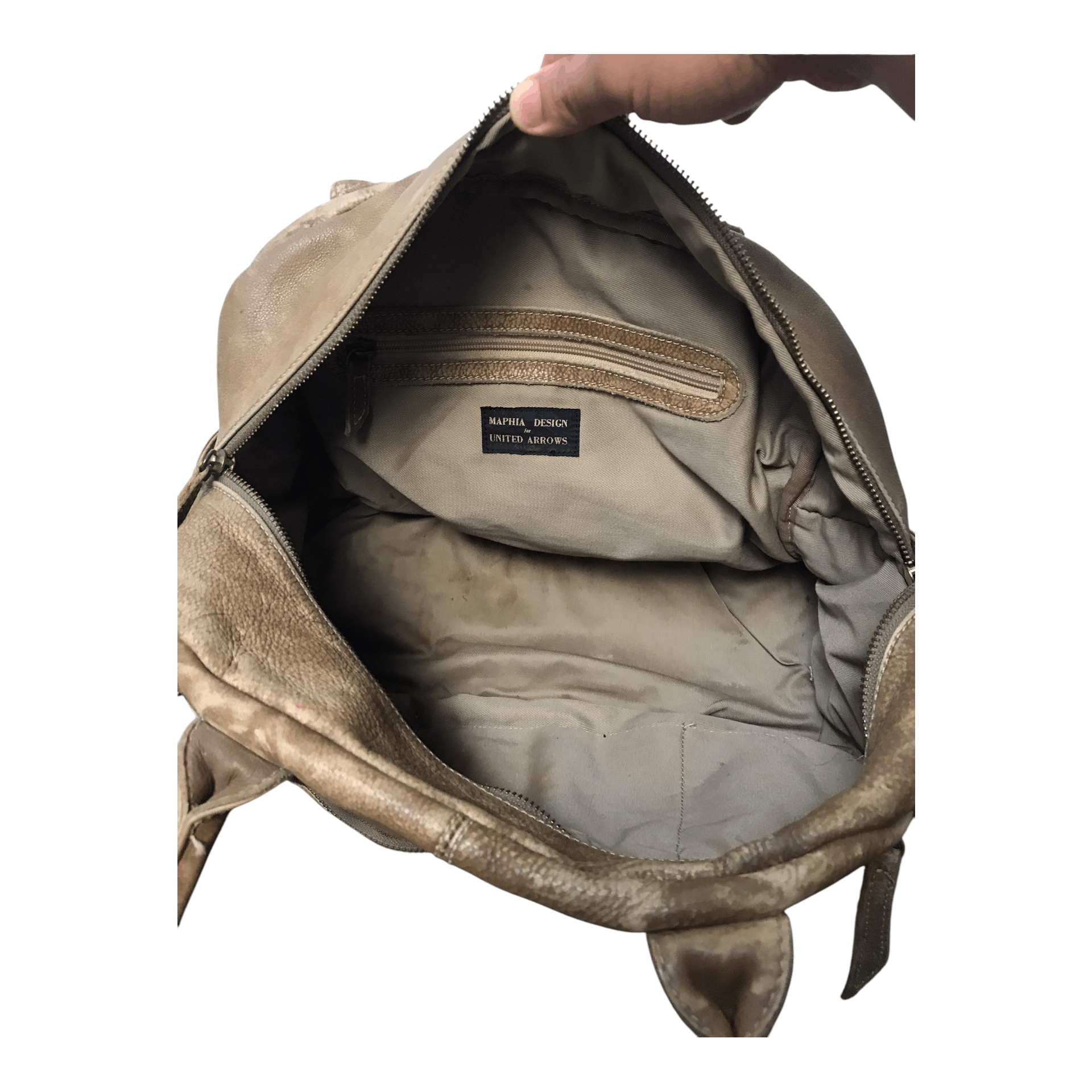 Leather × United Arrows Maphia Design United Arrow Leather Brown Bag Size ONE SIZE - 9 Thumbnail
