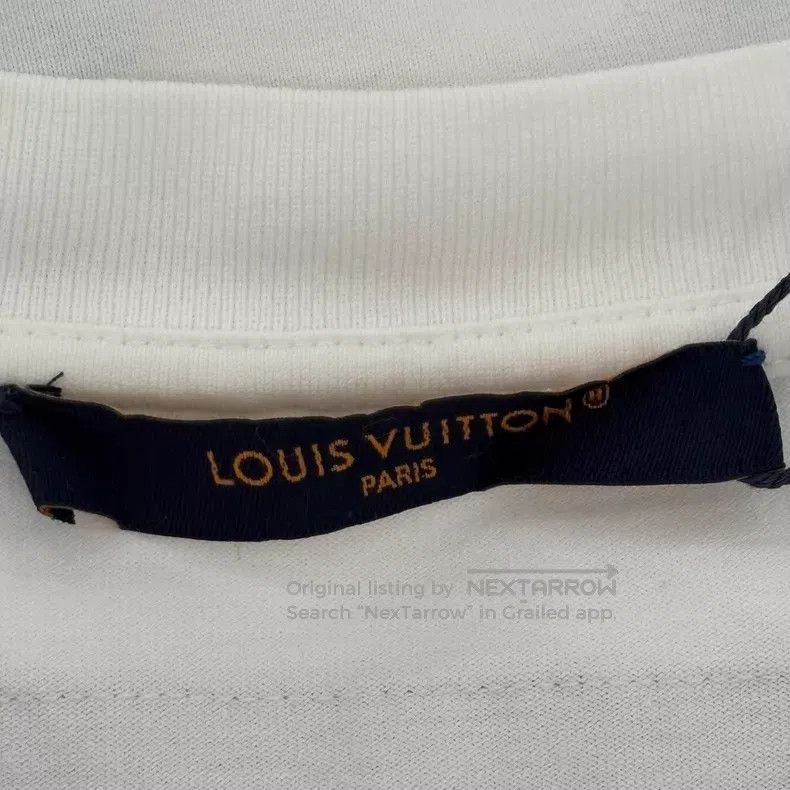 Louis Vuitton Louis Vuitton White Chest 1854 Series Drawing Sketch Signa Size US L / EU 52-54 / 3 - 3 Thumbnail