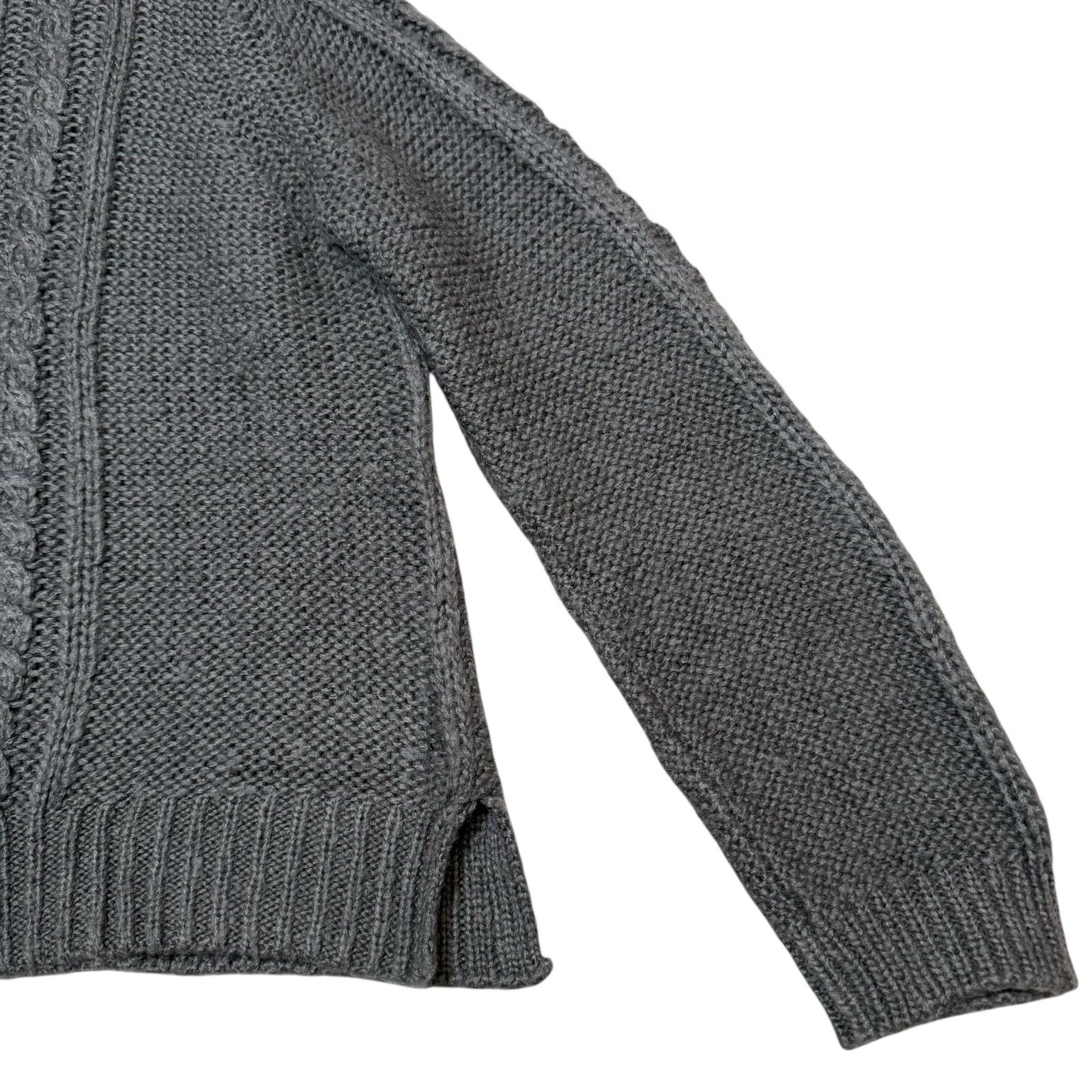 Other Wooden Ships Cable Knit Sweater Long Sleeve Gray Boxy X/S Size S / US 4 / IT 40 - 6 Thumbnail