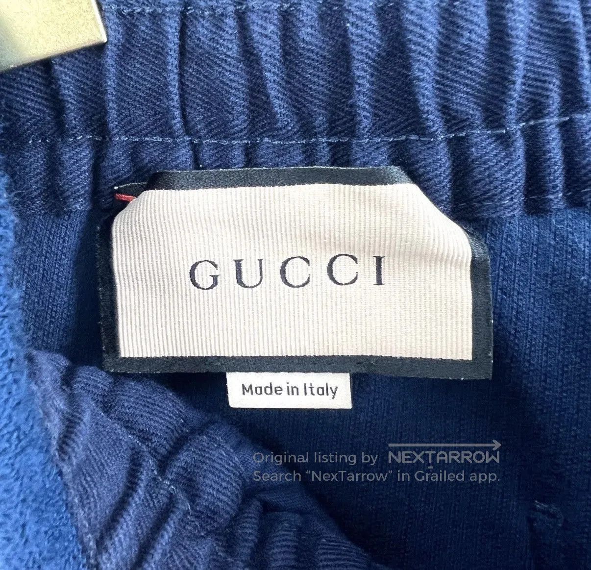 Gucci Blue Colorblock Striped Drawstring Shorts. Size US 30 / EU 46 - 3 Thumbnail