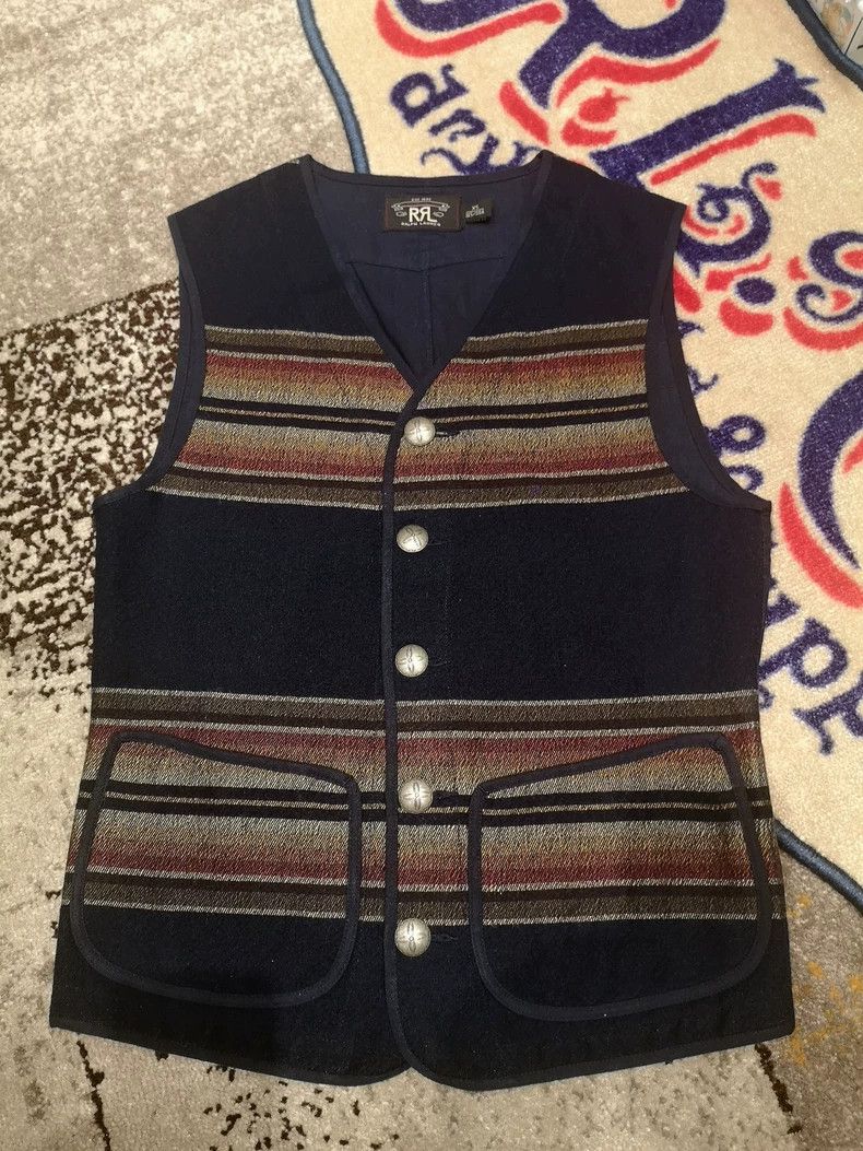 RRL Ralph Lauren RRL Ralph Lauren Southwest Dehua vest Size 42R - 2 Thumbnail