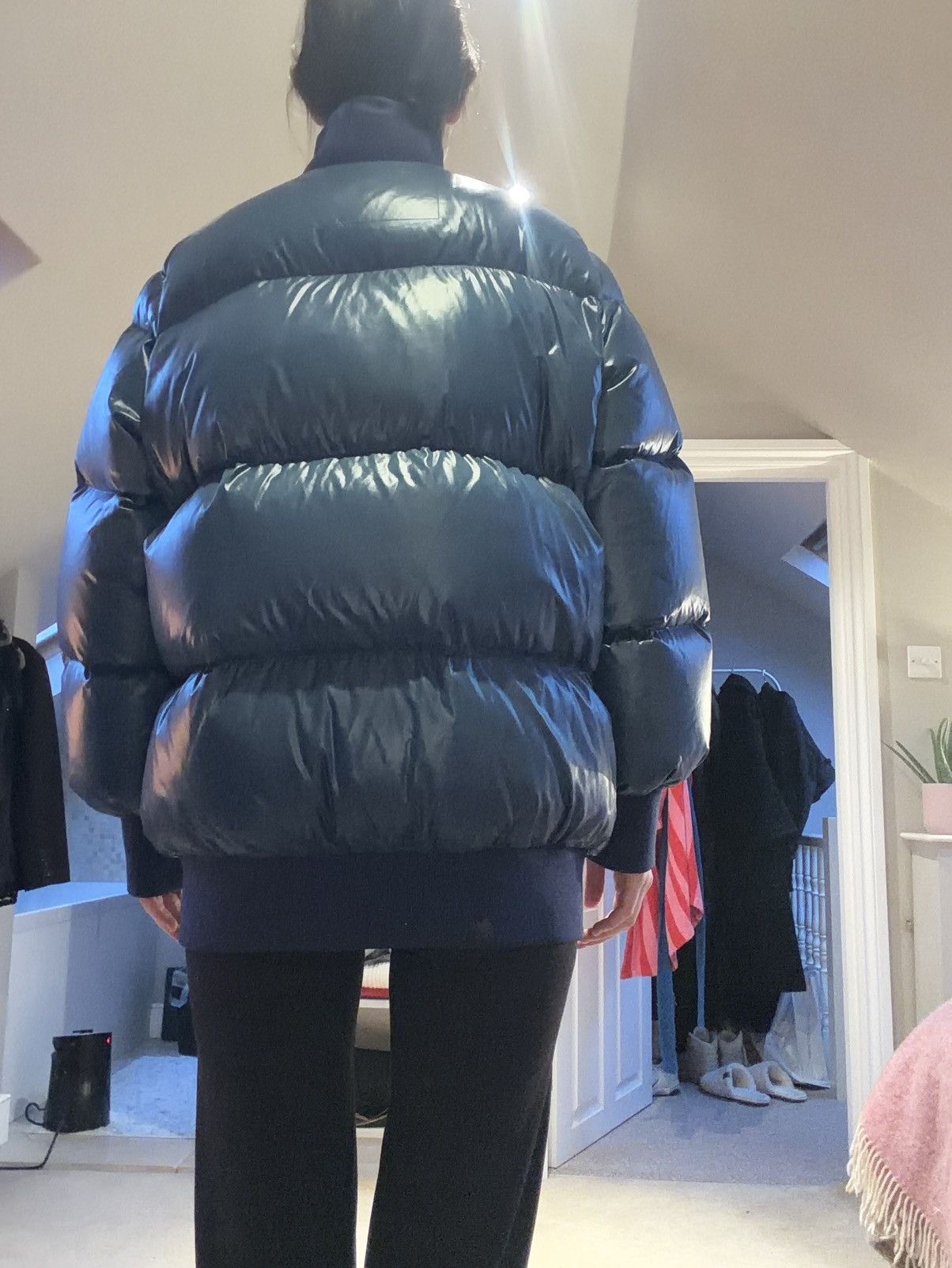 Acne Studios Acne Studios Navy Blue Down Puffer Jacket (Size 38) Size US M / EU 48-50 / 2 - 8 Thumbnail