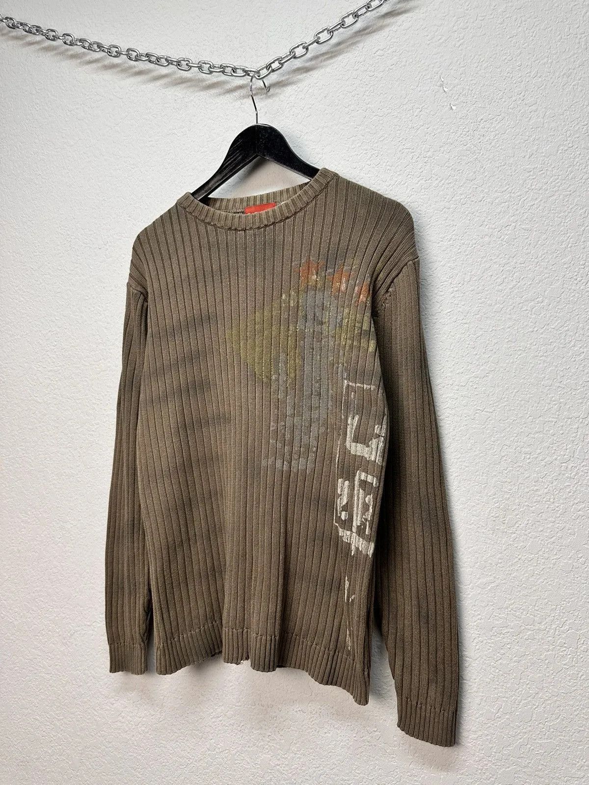 The Lost Explorer 👉 Y2K Gothic Avantgarde Distressed Sweater Gautier Japan Size US M / EU 48-50 / 2 - 3 Thumbnail