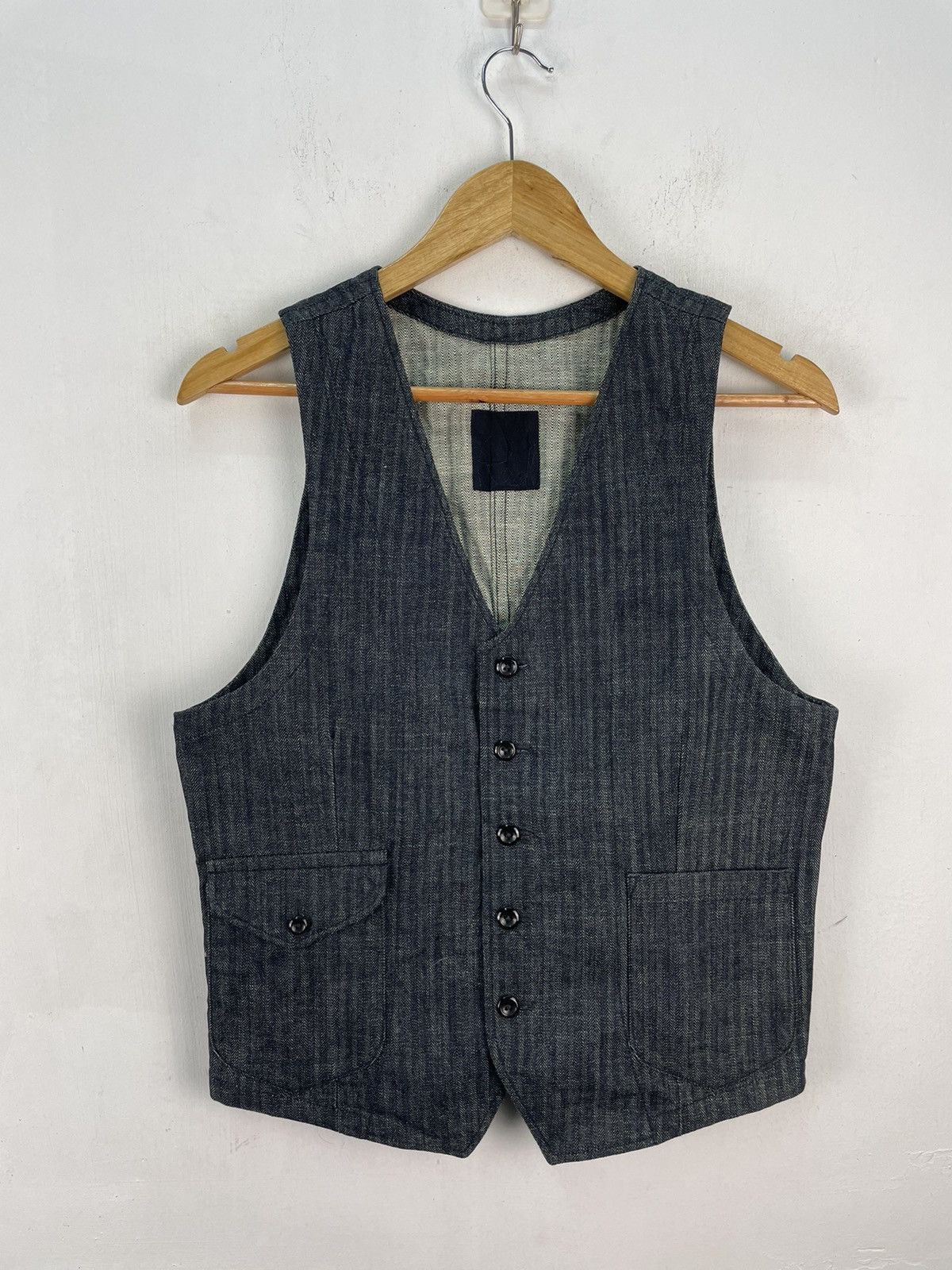 Indigo Indigo japan denim vest jeans Size US S / EU 44-46 / 1 - 1 Thumbnail