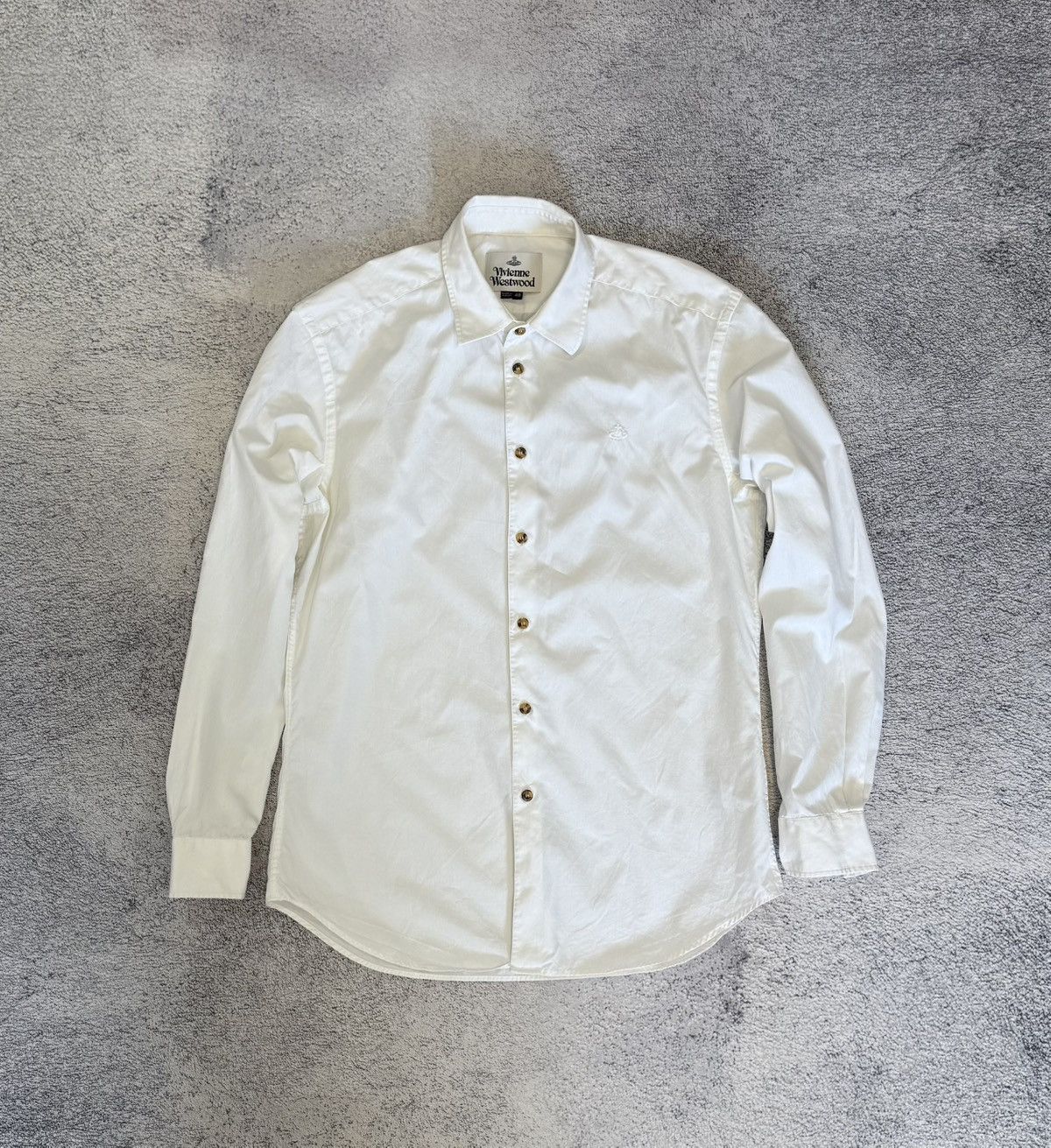 Vivienne Westwood Vivienne Westwood Shirt Logo Button Up Men 48 Long Sleeve Size US M / EU 48-50 / 2 - 1 Thumbnail