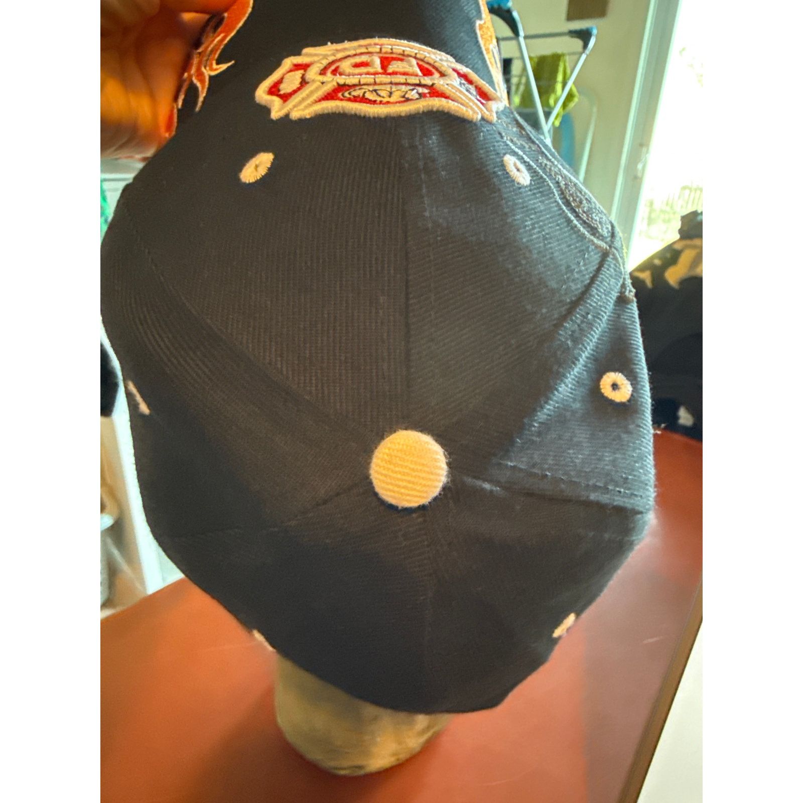Other Fire Department Hat Orange Flames “First In Last Out” Size ONE SIZE - 4 Thumbnail