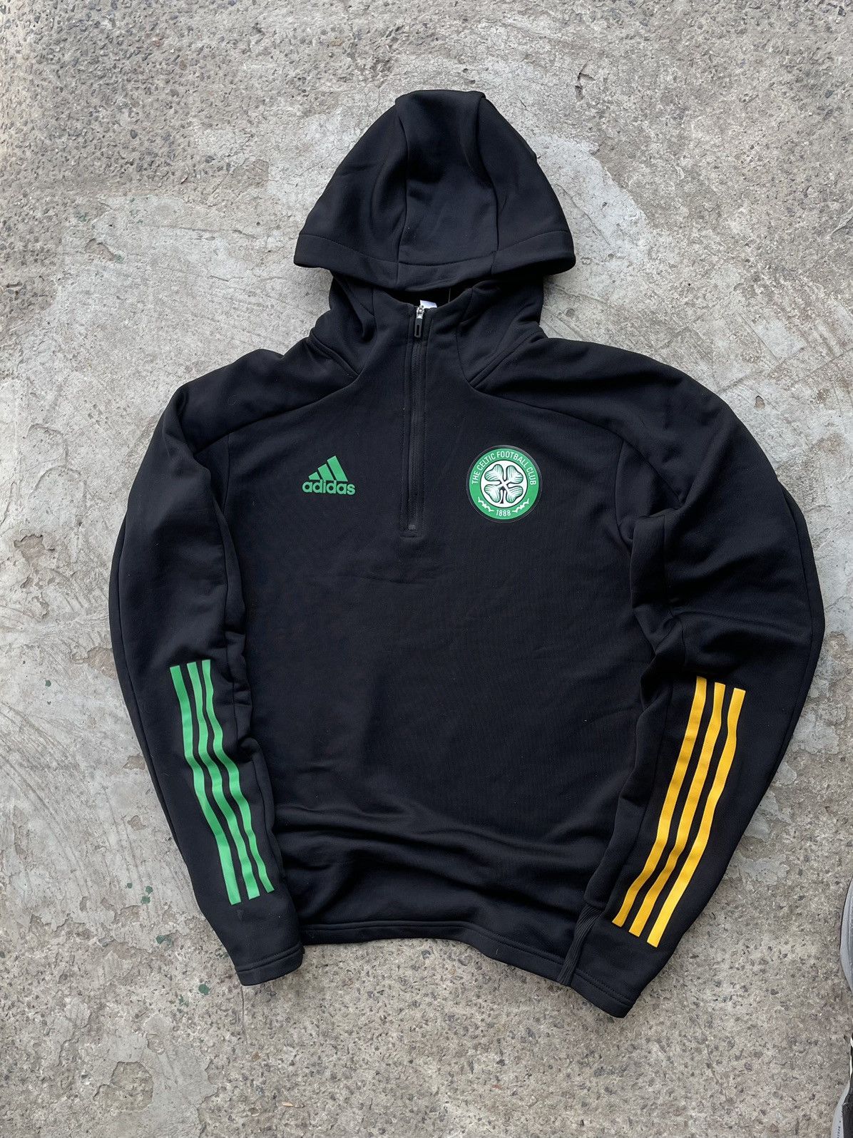 Vintage Celtic Football Adidas Soccer Hoodie Jersey Blokecore Y2K ⚽️ Size US S / EU 44-46 / 1 - 4 Thumbnail