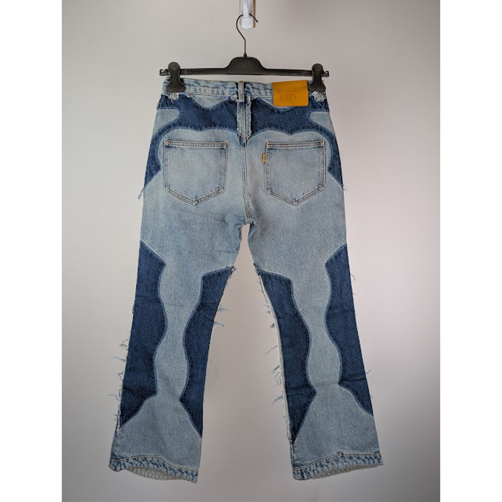 Gallery Dept. o1rshd1 Patchwork Flared Denim Jeans in Indigo Blue Size US 38 / EU 54 - 18 Thumbnail
