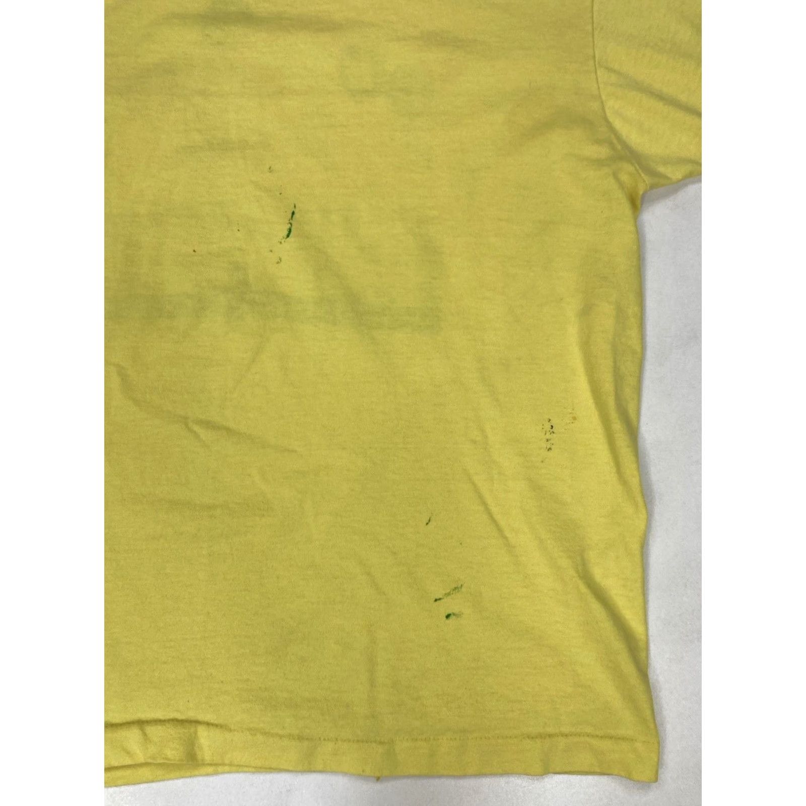 Fruit Of The Loom VINTAGE Fruit of the Loom T-Shirt Men XL 90s Spring Festival Graphic Cleburne Texas Yellow 100% Cotton Size US XL / EU 56 / 4 - 6 Thumbnail