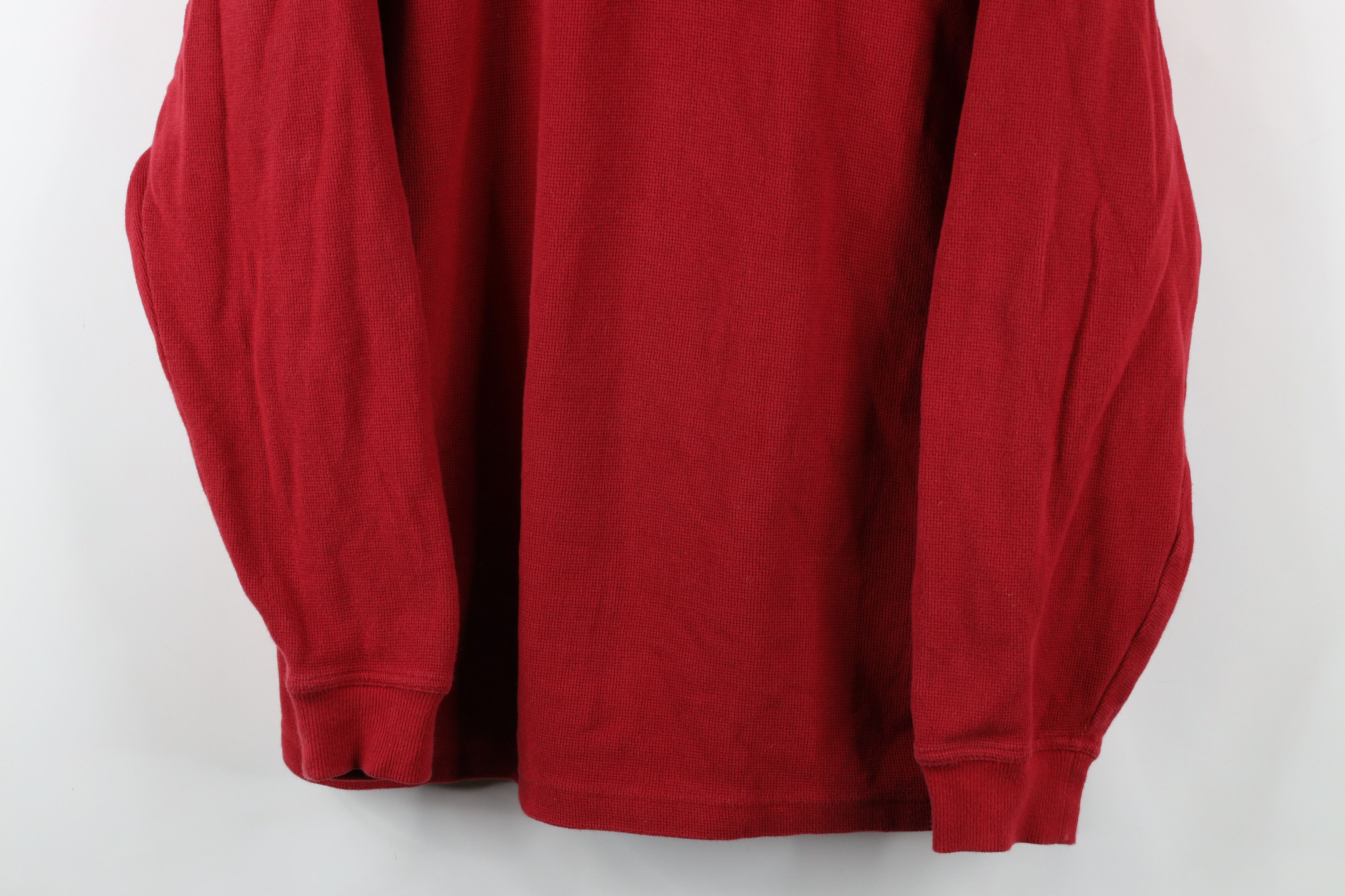 L.L. Bean × Vintage Vintage LL Bean Waffle Knit Long Sleeve Henley T-Shirt Size US L / EU 52-54 / 3 - 3 Thumbnail