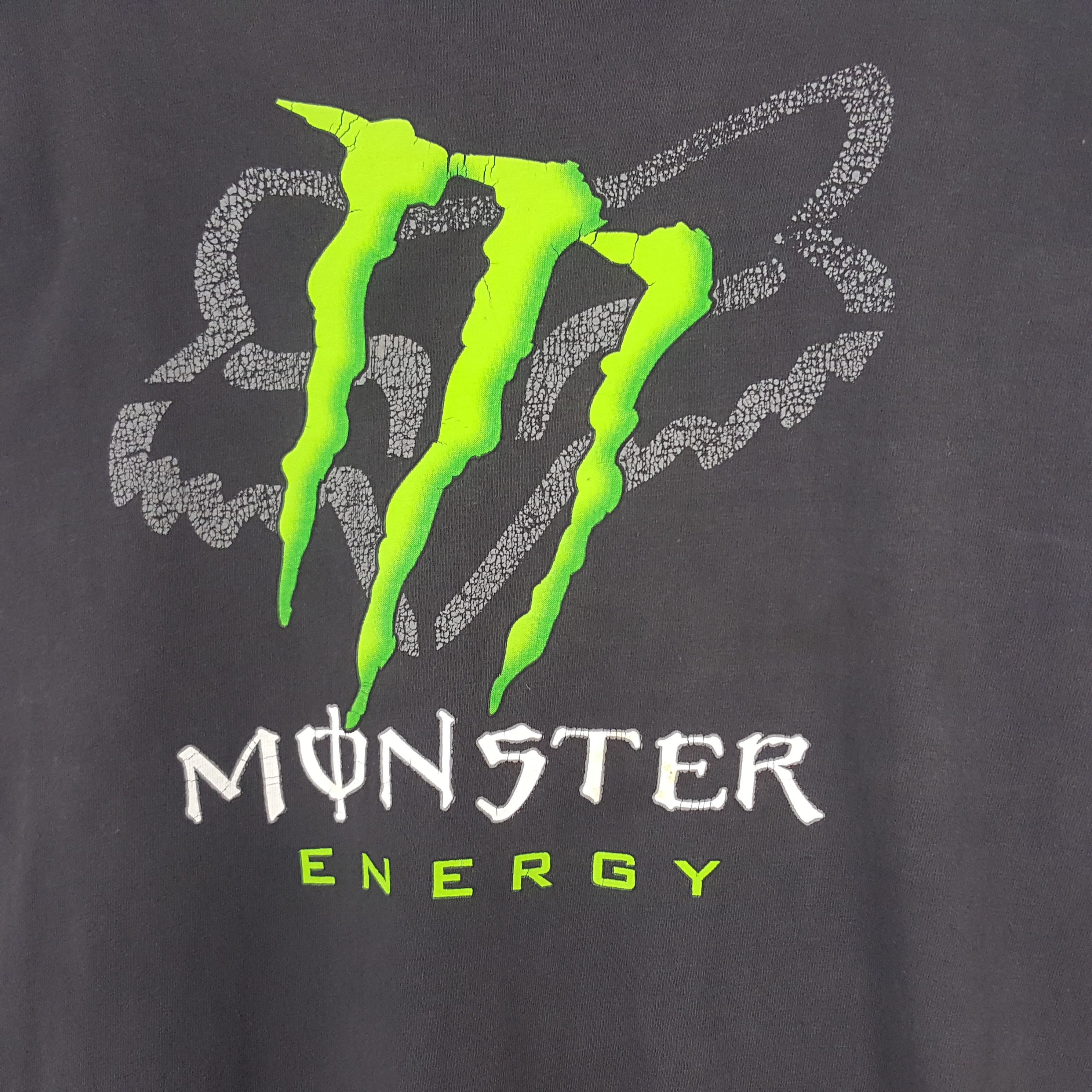 Vintage Vintage Monster Energy X Fox Racing Motorsports Tshirt Size US XL / EU 56 / 4 - 2 Thumbnail