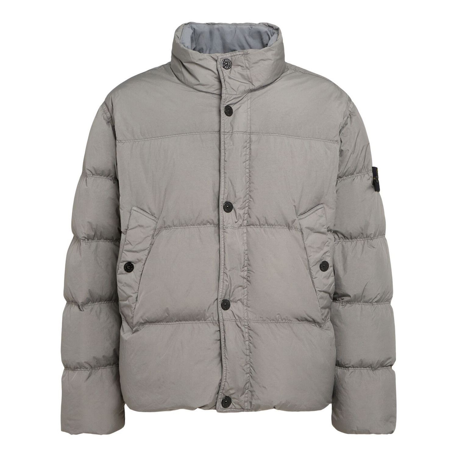 Stone Island STONE ISLAND Light Gray Bomber Jacket New & Authentic (Men's Size US S / EU 44-46 / 1 - 1 Thumbnail