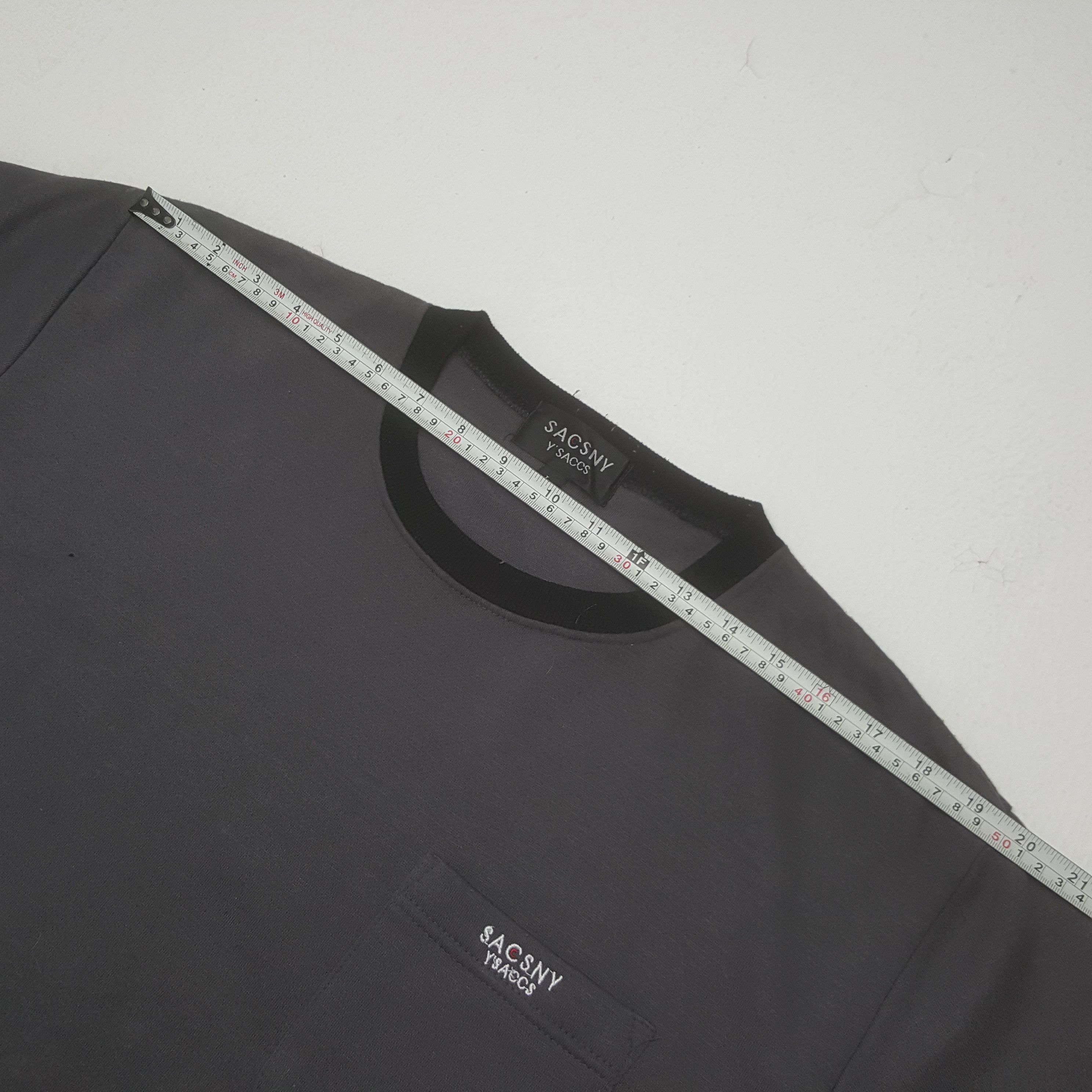Japanese Brand × Vintage × Yohji Yamamoto Sacsny by Yohji Yamamoto Custom Art Long Sleeve Tshirt Size US L / EU 52-54 / 3 - 5 Thumbnail